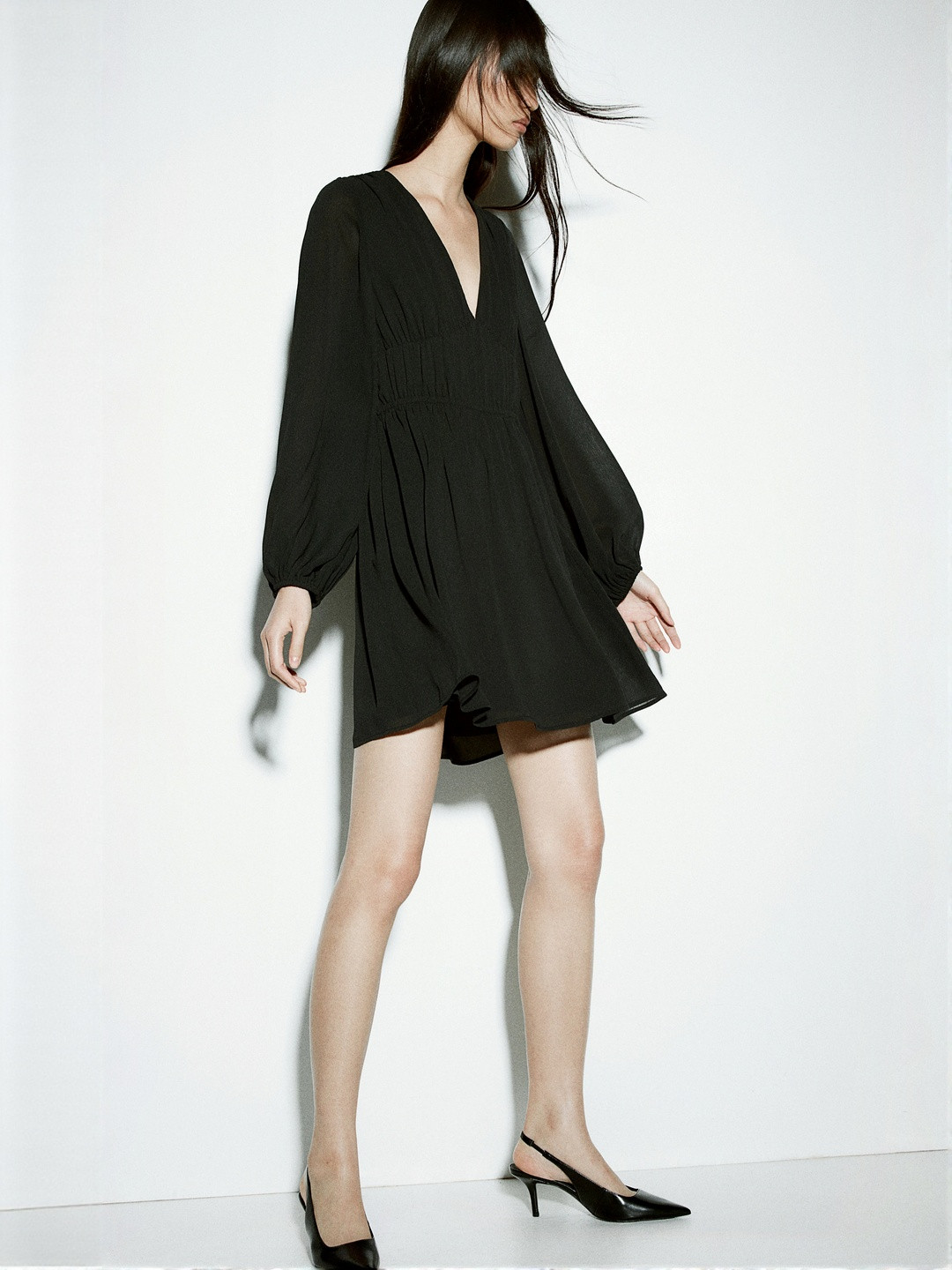 H&M Open Back Mini Dress