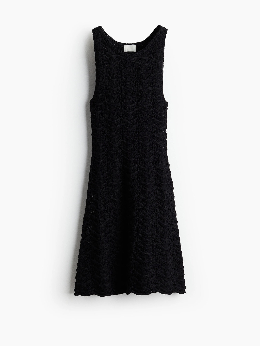 H&M Pointelle-Knit A-Line Dress