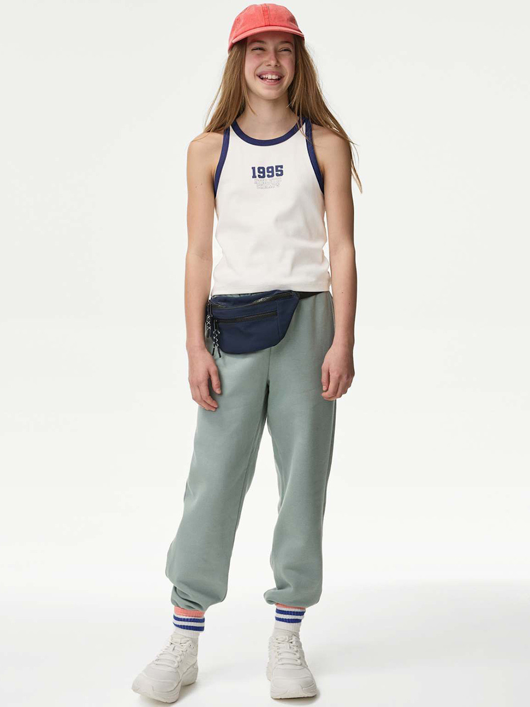 Marks & Spencer Girls Ribbed Cotton Vest Top