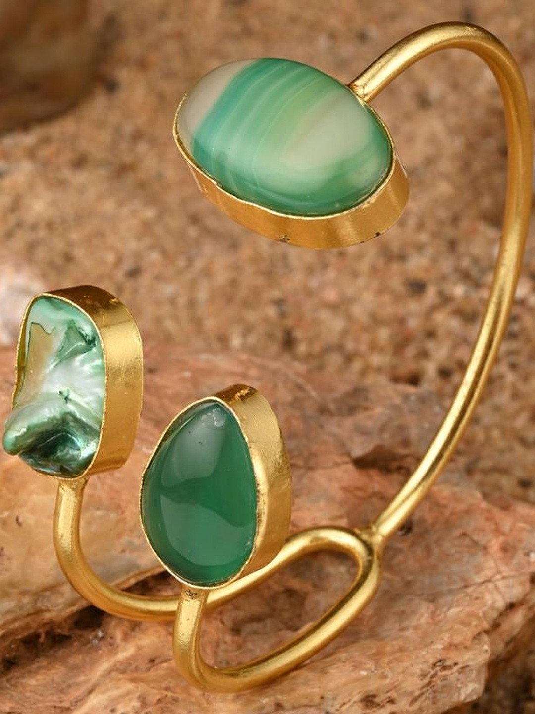 Reenisaa Cubic Zirconia Cuff Bracelet