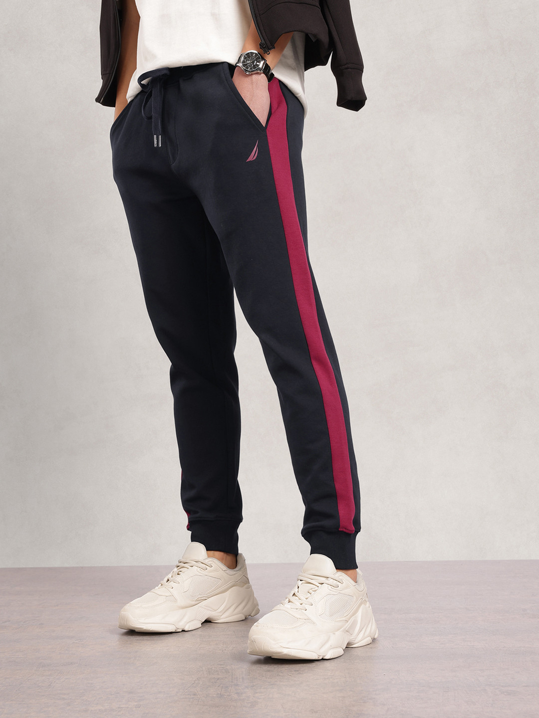 Nautica Men Side Stripes Joggers