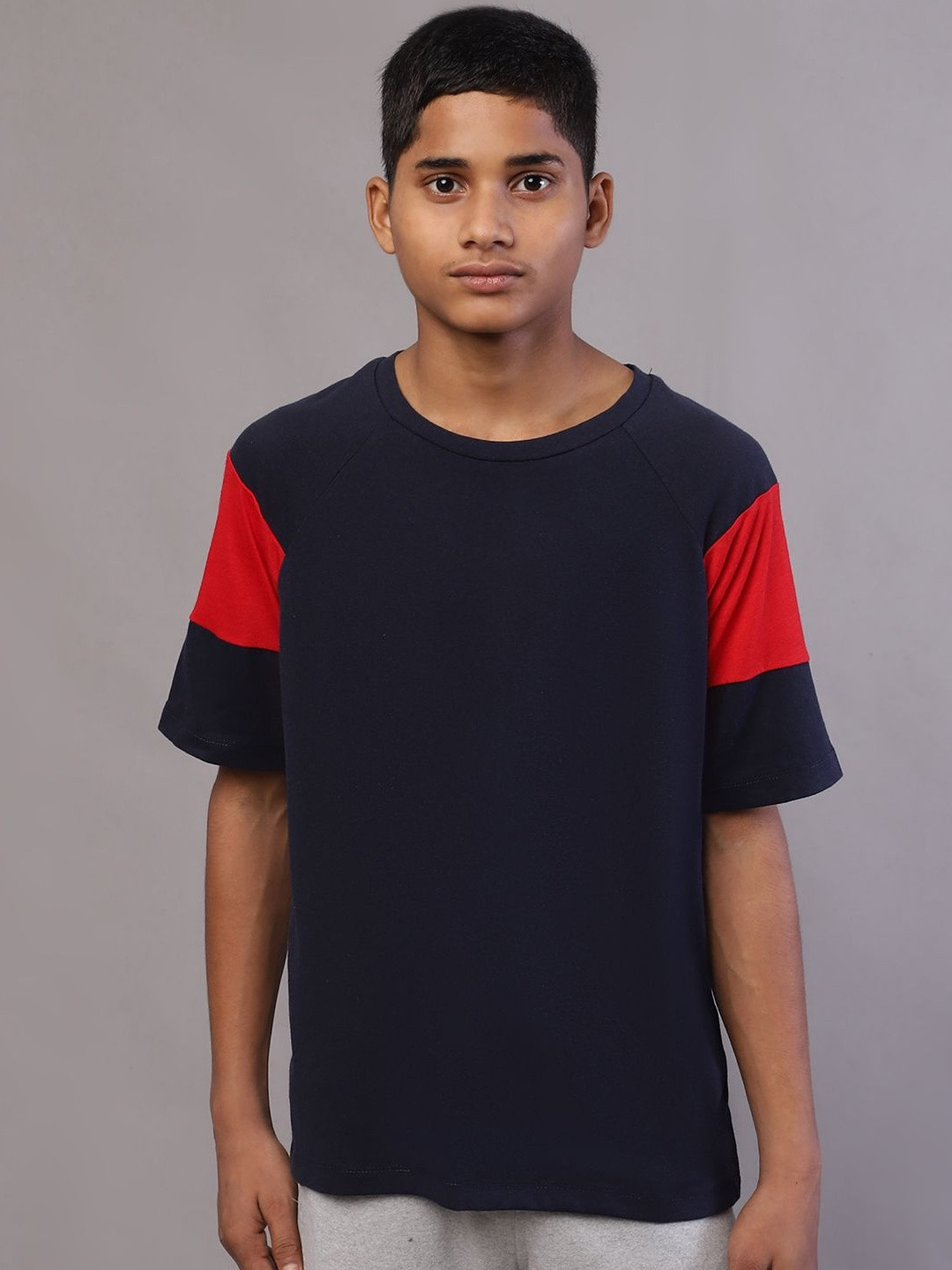 RUTE KIDS Boys Cotton Solid Slim Fit Soft Functional Tshirts