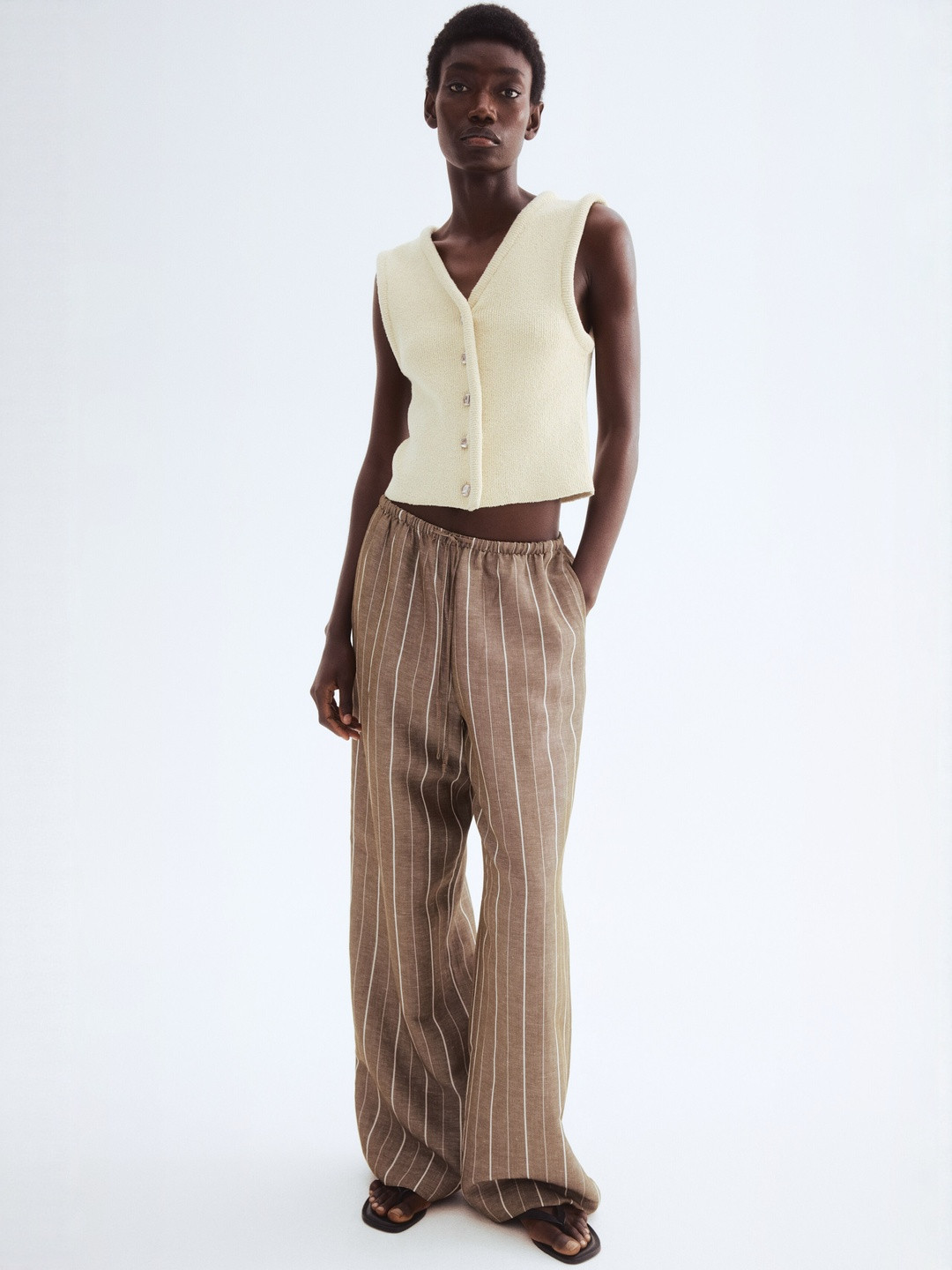 H&M Button-Front Sweater Vest