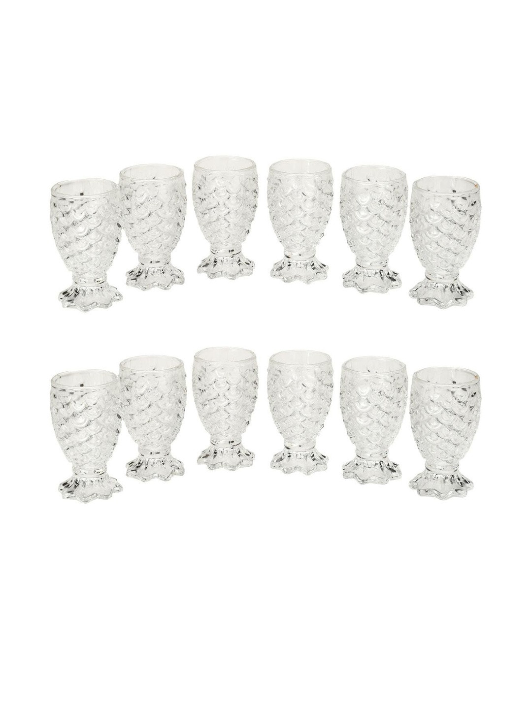 1ST TIME Transparent Set of 12 Beer Bar Glasses