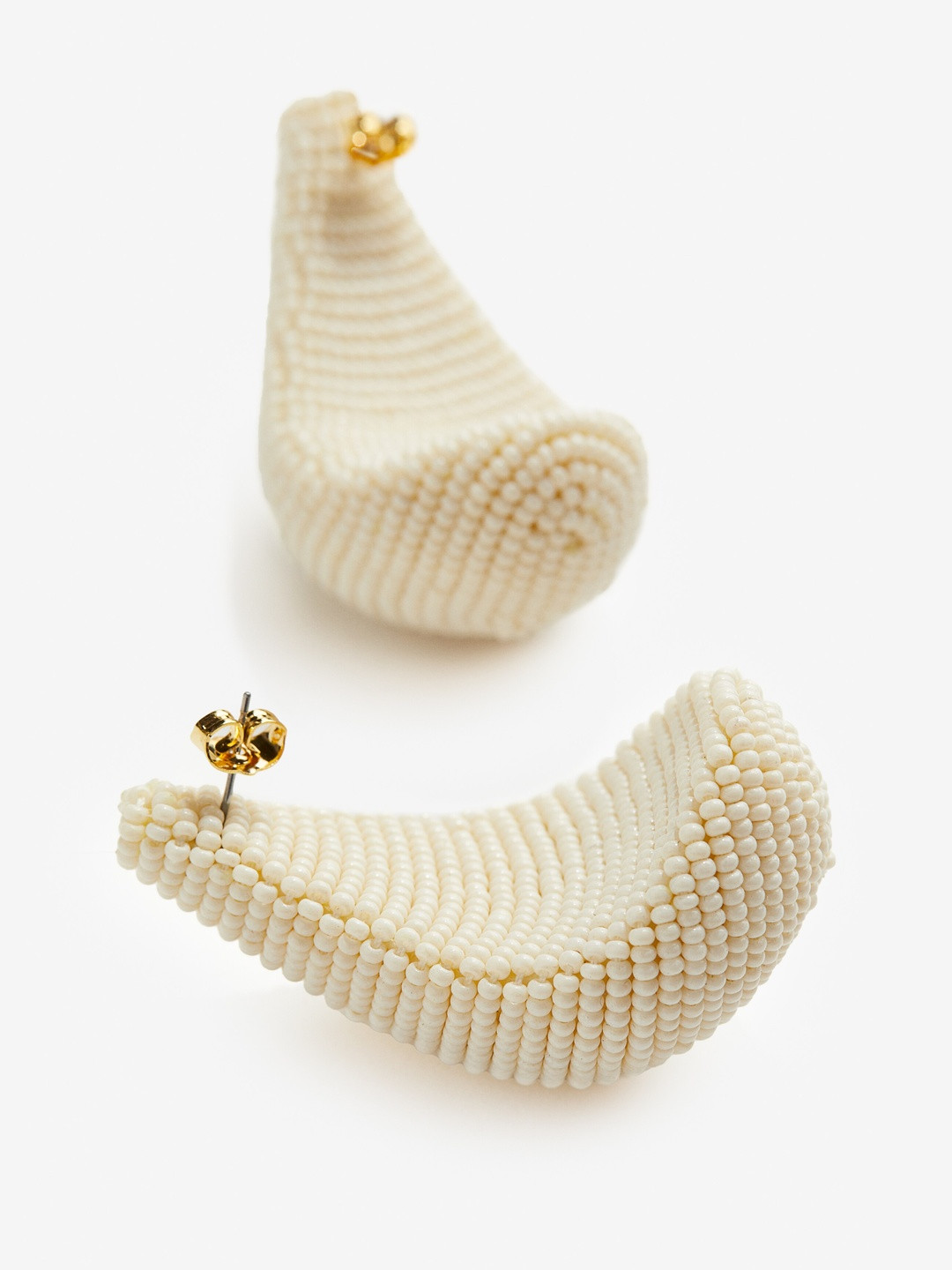 H&M Glass-Bead Statement Dome Earrings