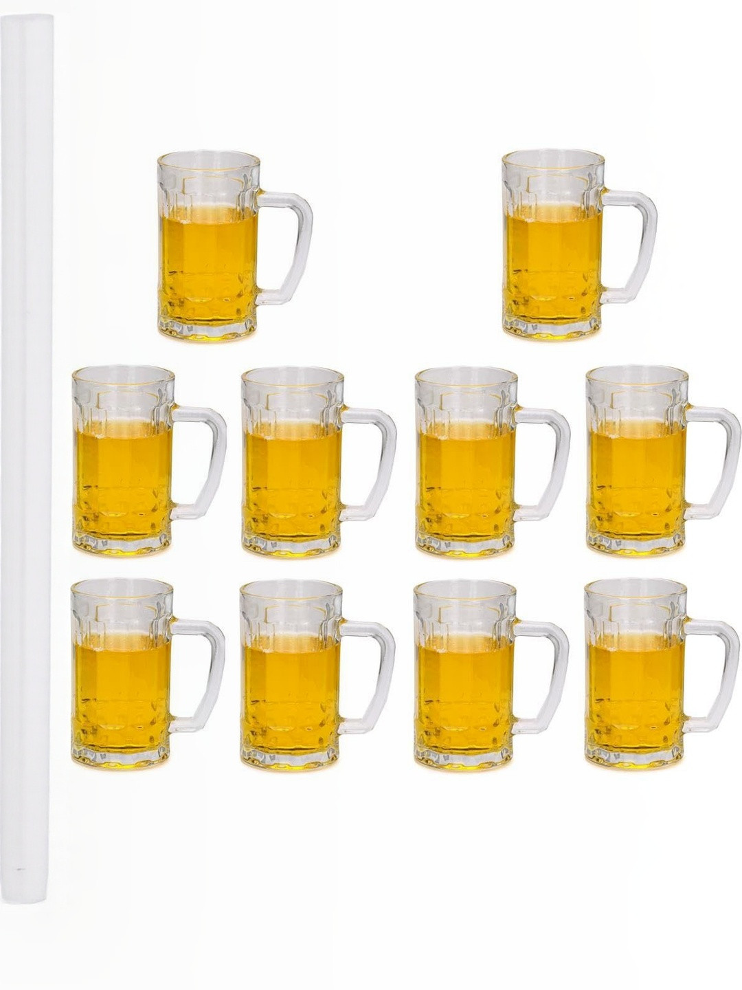 1ST TIME Transparent 10 Pcs Beer Bar Glasses