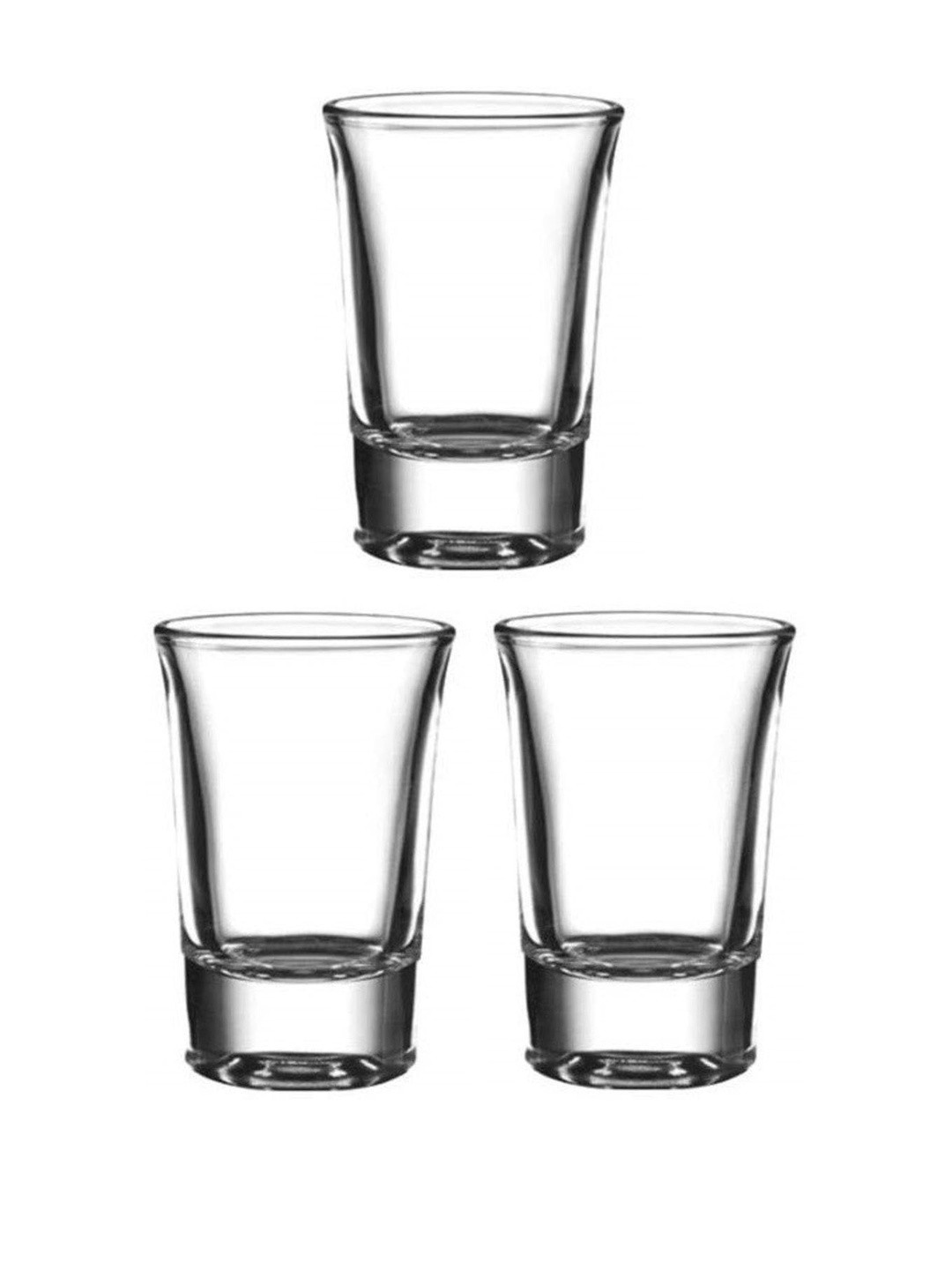 1ST TIME Transparent Set of 3 Shot Bar Glasses