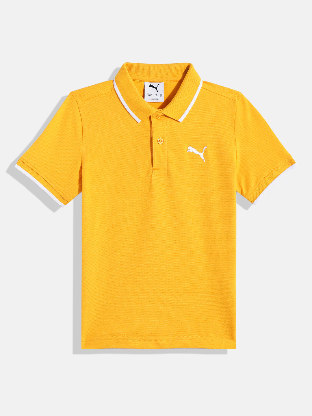 Puma Boys Essentials Collar Tipped Polo T-shirt