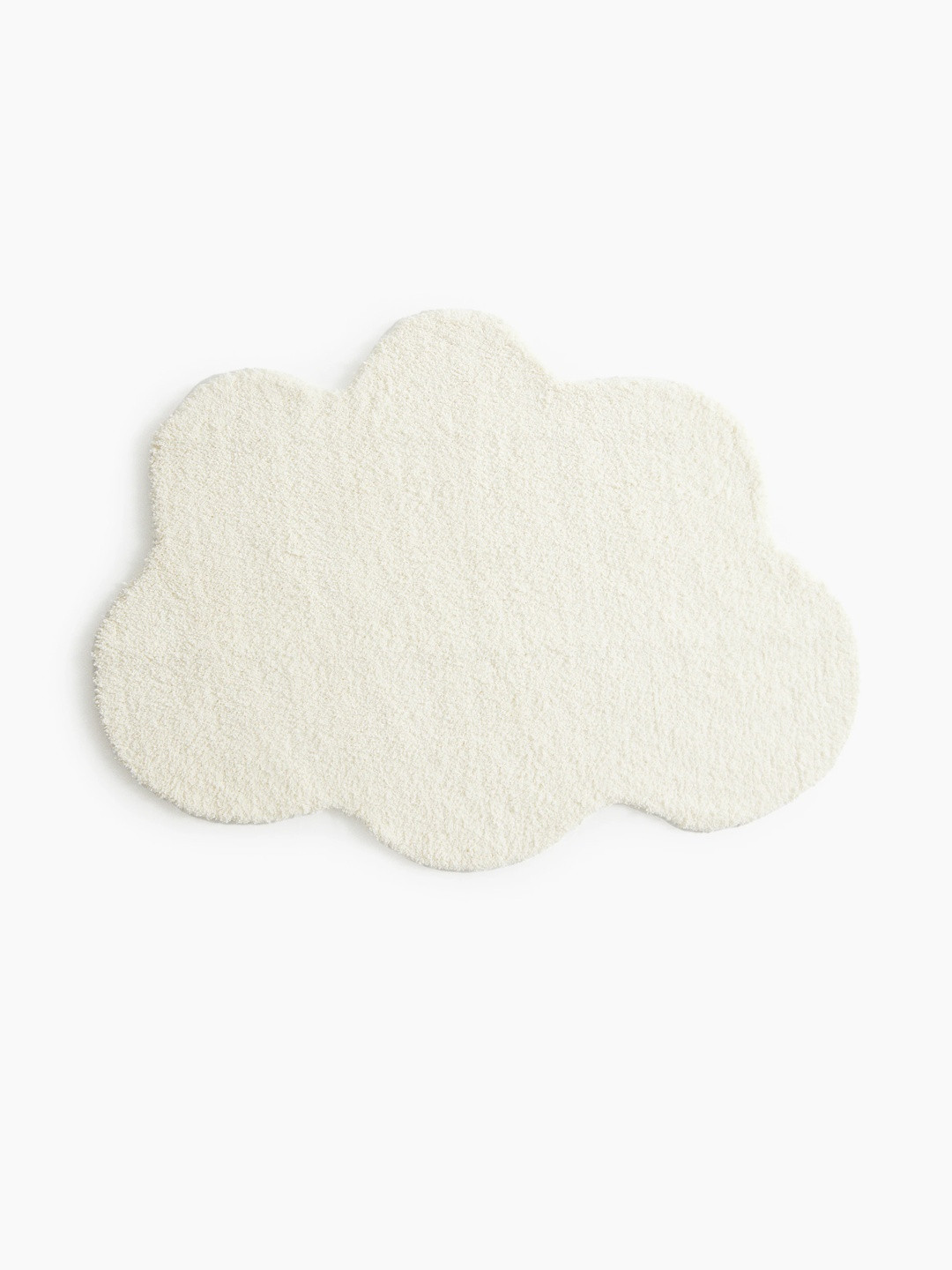 H&M White Cloud Shaped Rug