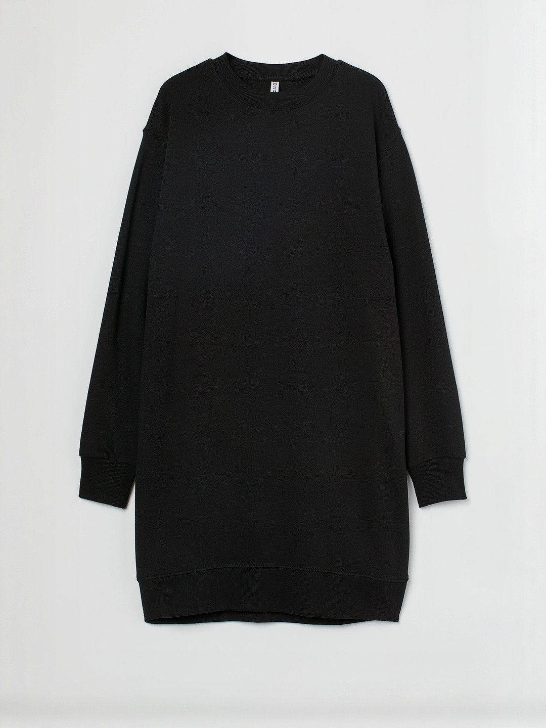 H&M Womens Black Sweatshirt Dress