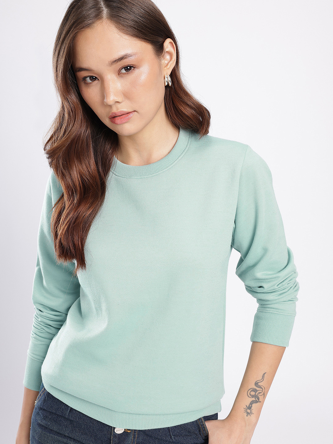 SZN Round Neck Pullover Sweatshirts