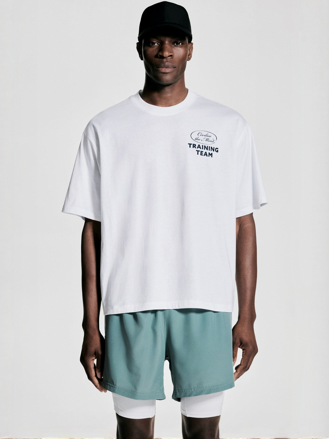 H&M Boxy-Style Sports T-shirt With DryMove