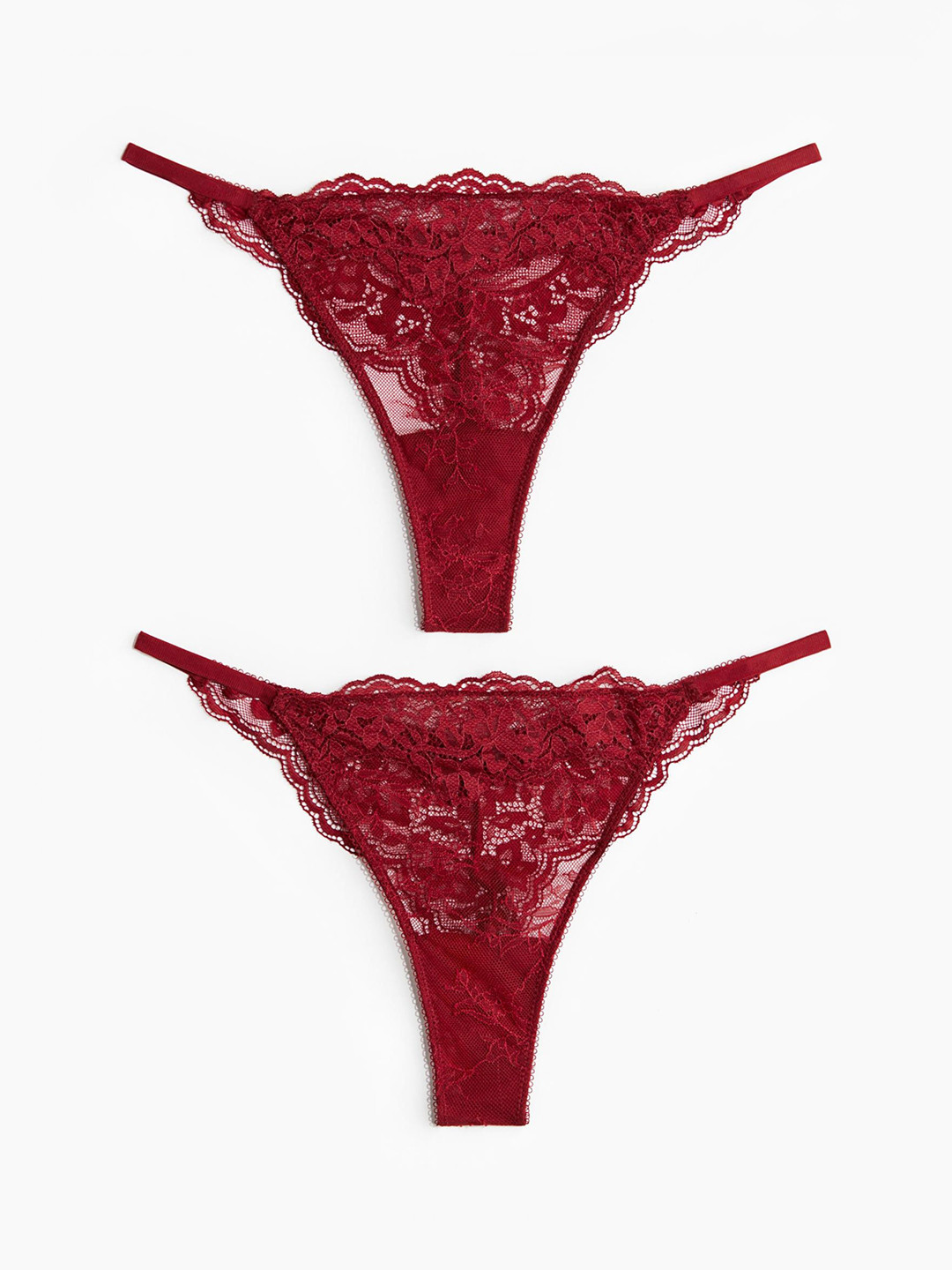H&M 2-Pack Lace Tanga Thong Briefs