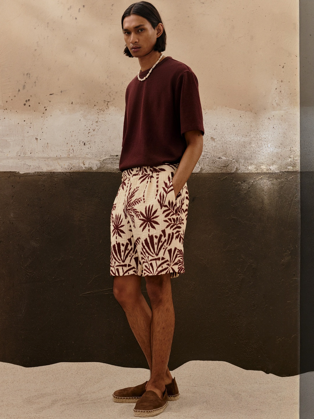 H&M Relaxed Fit Patterned Shorts