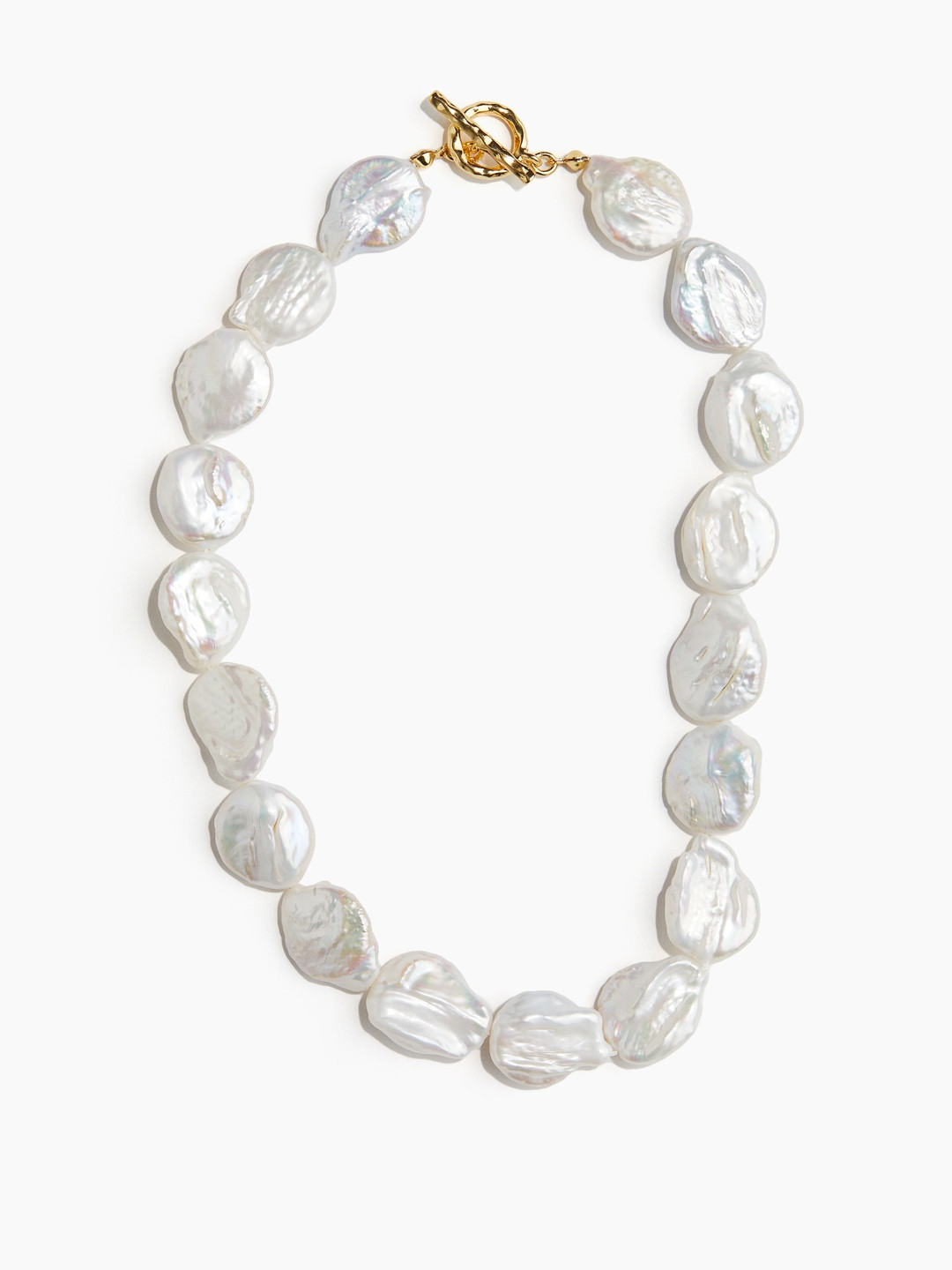 H&M Gold-Plated Pearl Necklace