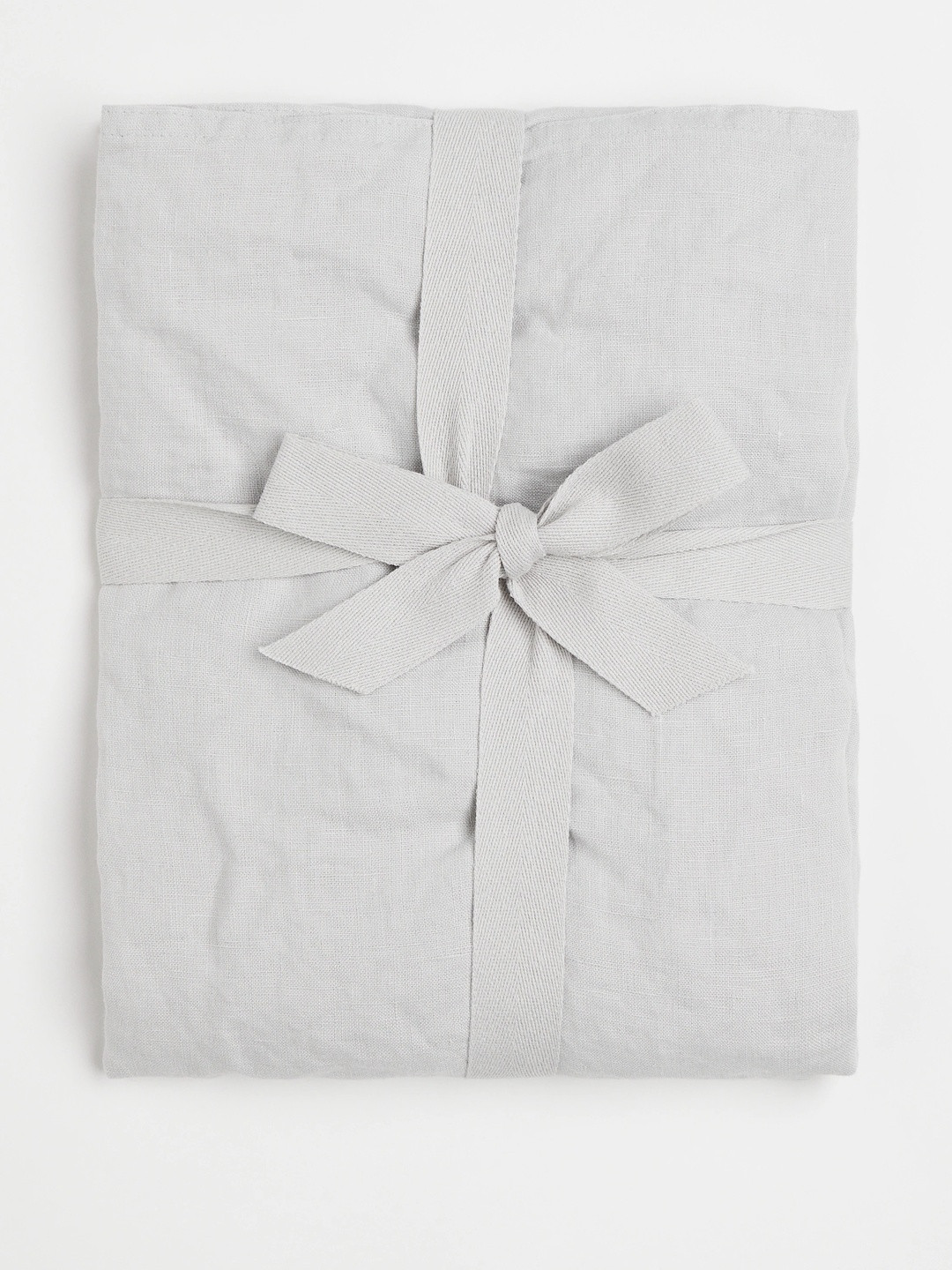 H&M Grey Washed Linen Pillowcase