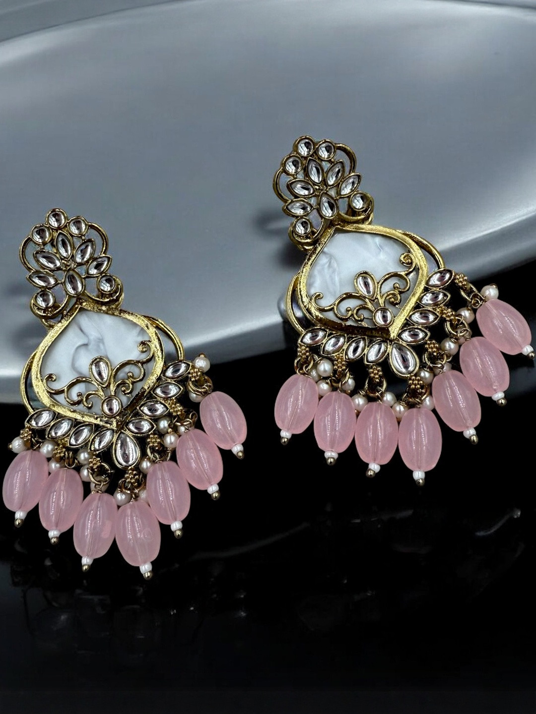 KADY Gold Plated Classic Chandbalis