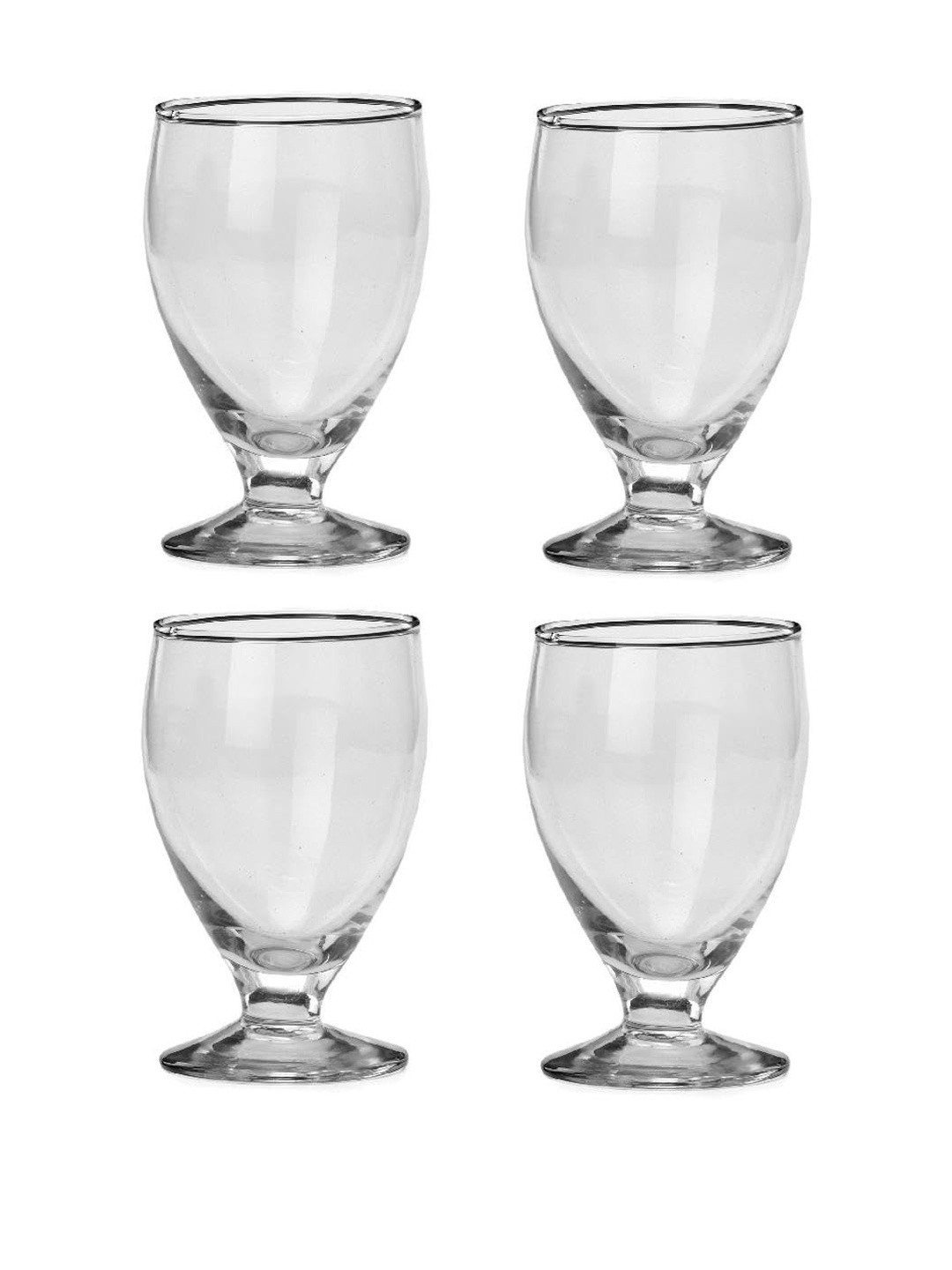 1ST TIME Transparent 6 Dishwasher Safe Glass Wine Glass Bar Glass