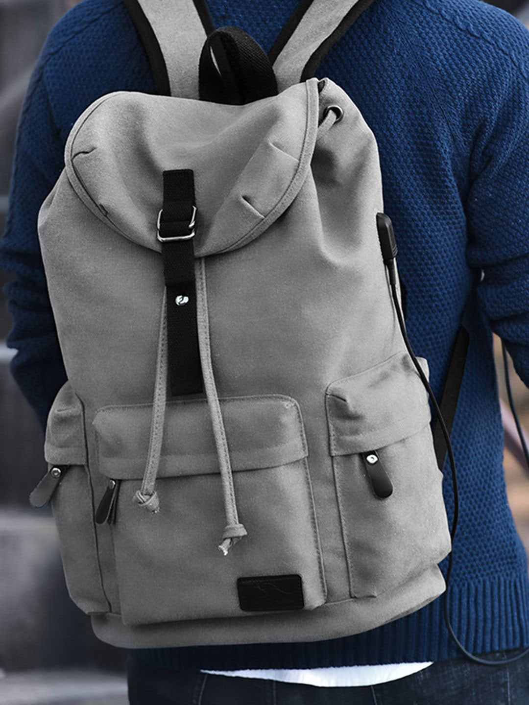 Mast & Harbour Men Ergonomic Backpack  with Multi Pockets
