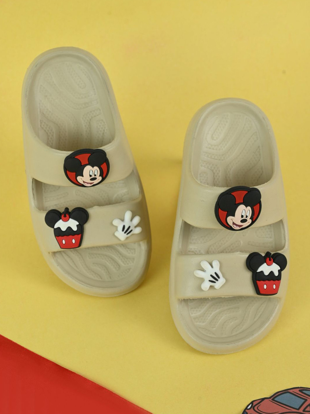 Disney By Yellow Bee Boys Self Design Slip-On