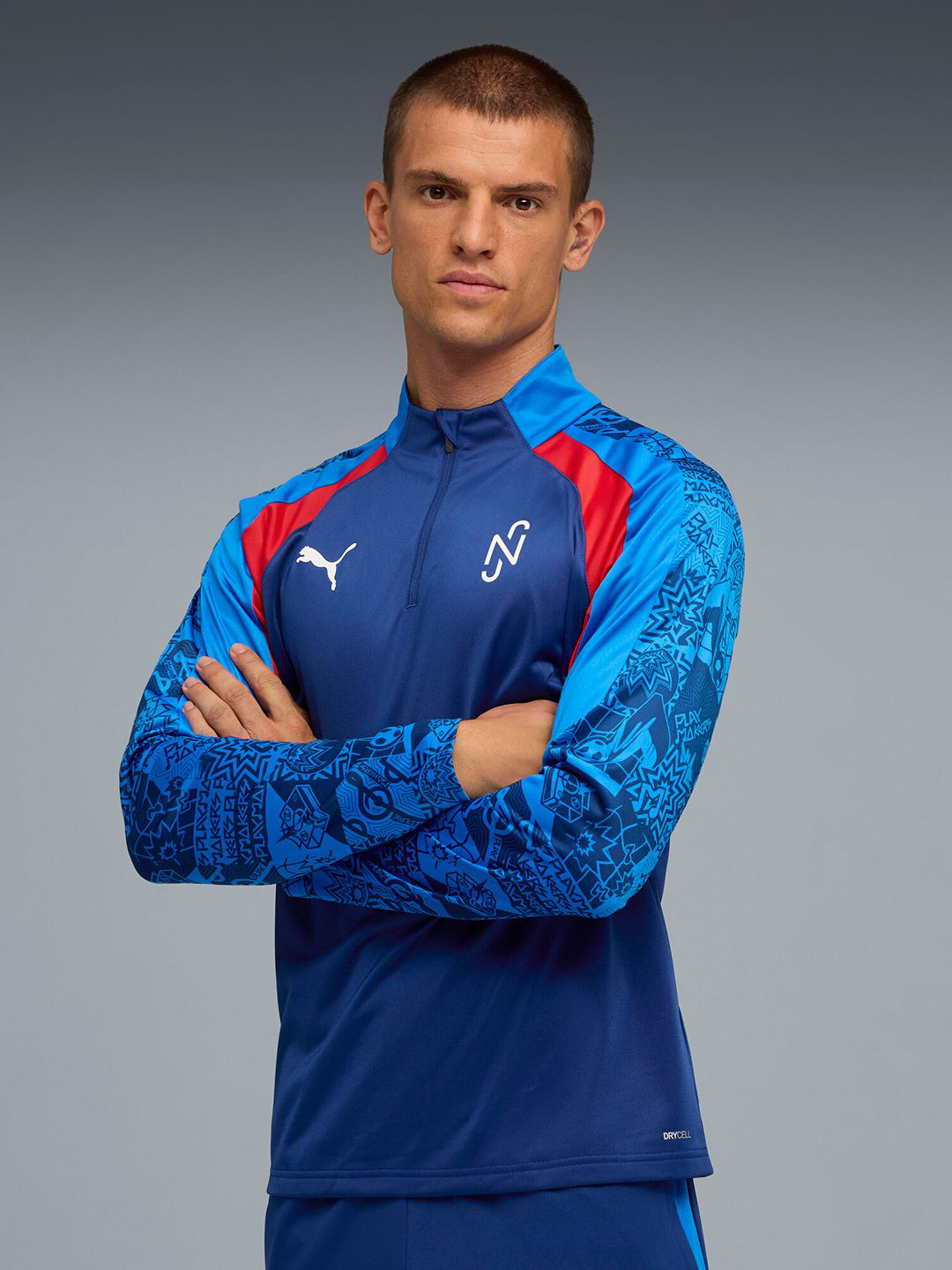 Puma Neymar Jr Playmaker Men Quarter-Zip Football Top
