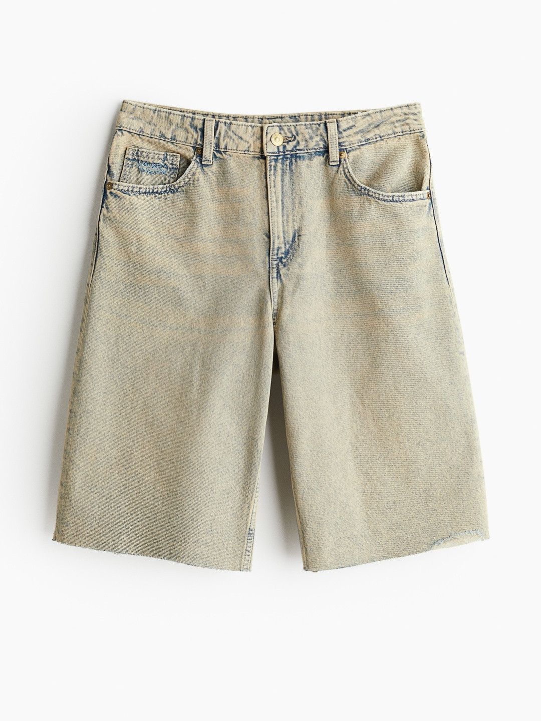 H&M Pure Cotton Bermuda Denim Shorts