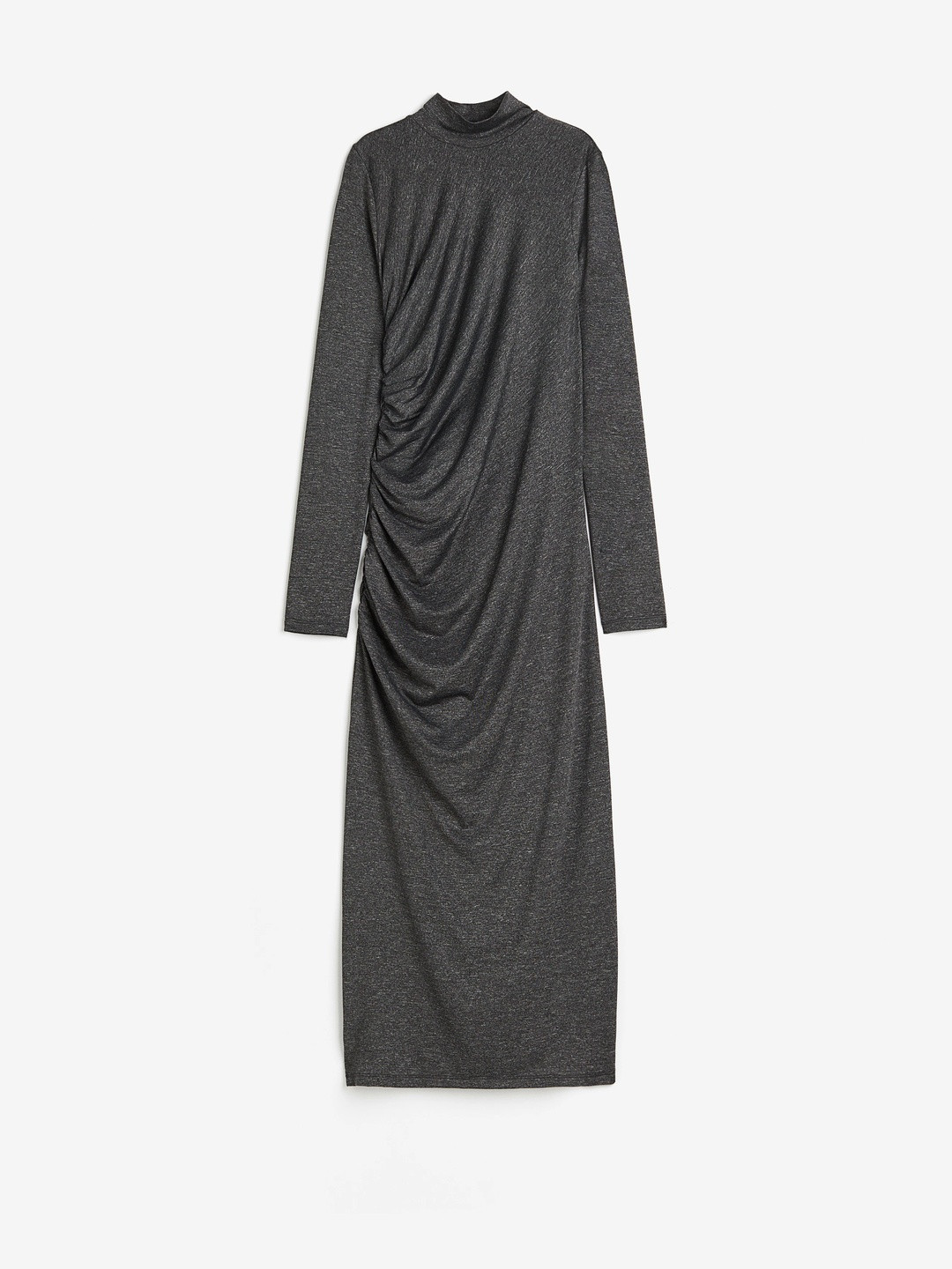 H&M Gathered Turtleneck Dress