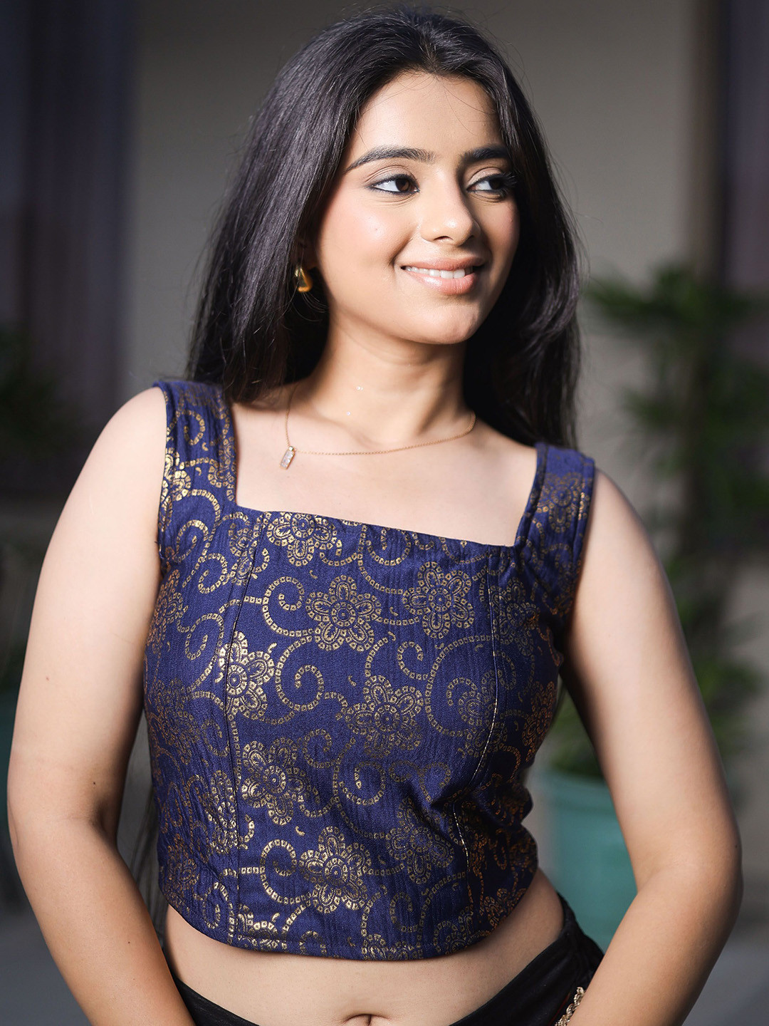 Bindigasm's Advi Women Bandhani Sleeveless Stretchable Corset Blouse