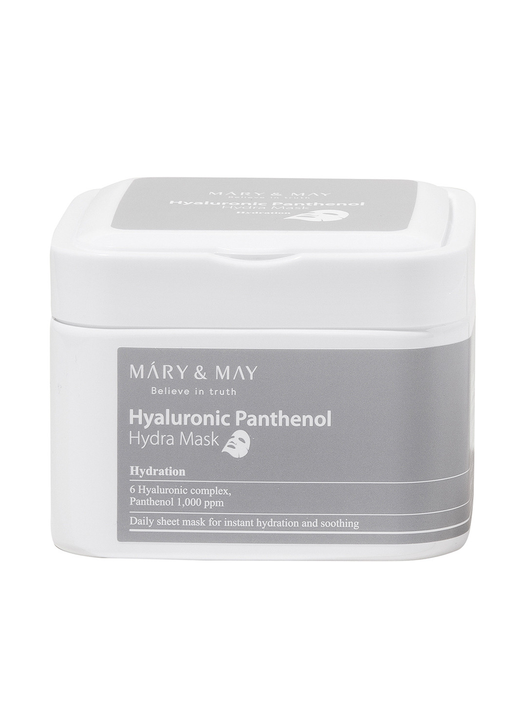 MARY & MAY Hyaluronic Panthenol Hydra Mask 400g  - 30 Mask Sheets