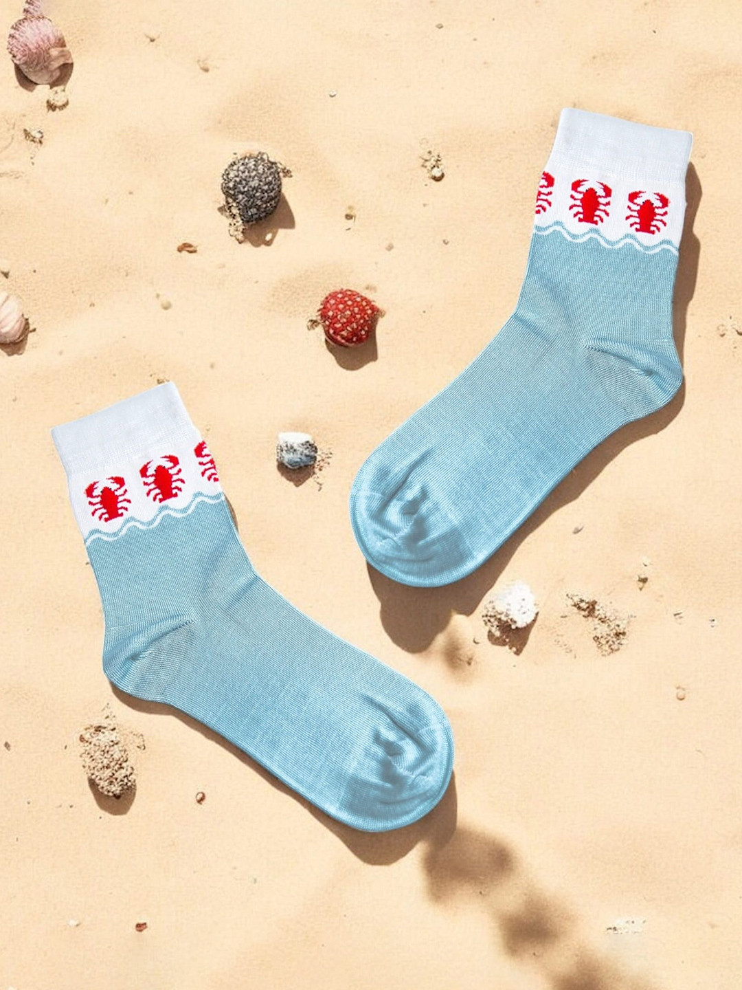 Soxytoes Unisex Crustie Animal Print Crew Casual Bamboo Socks