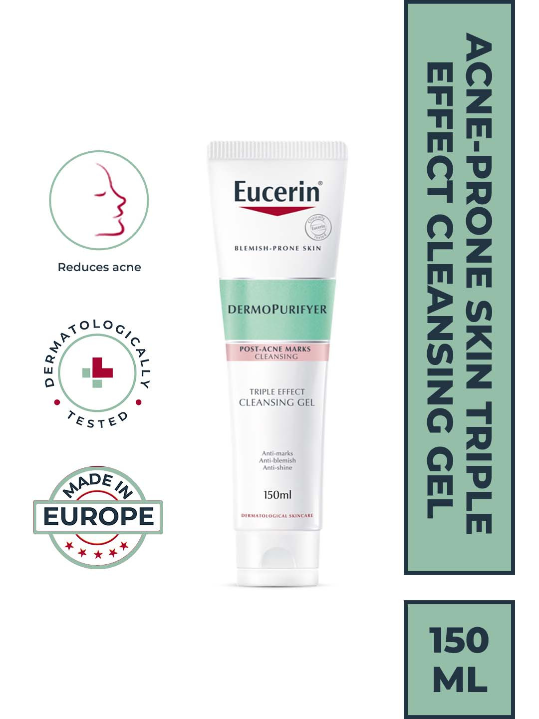 Eucerin DermoPurifyer Triple Effect Cleansing Gel - 150ml