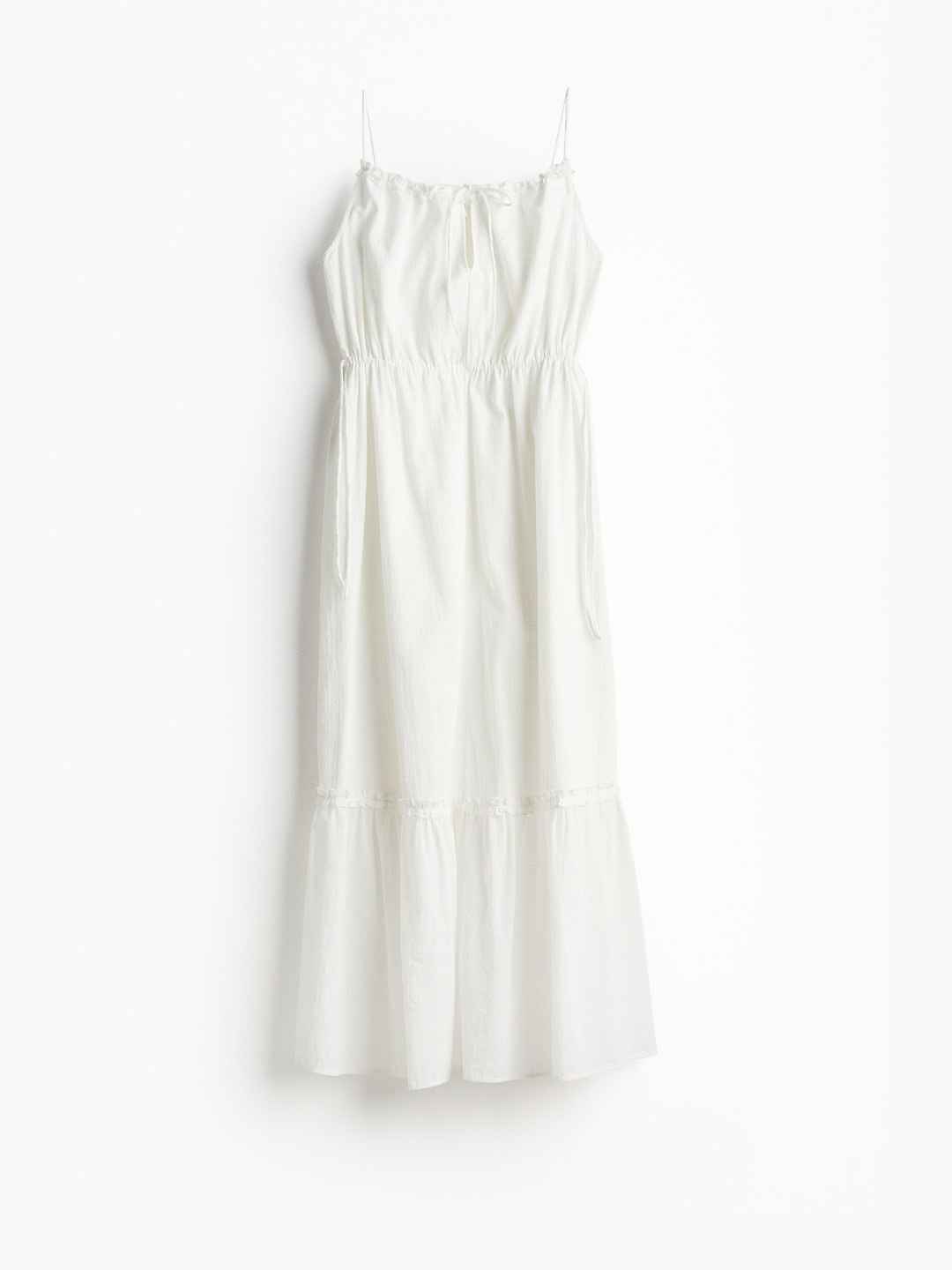 H&M Pure Cotton Drawstring-Detail Dress