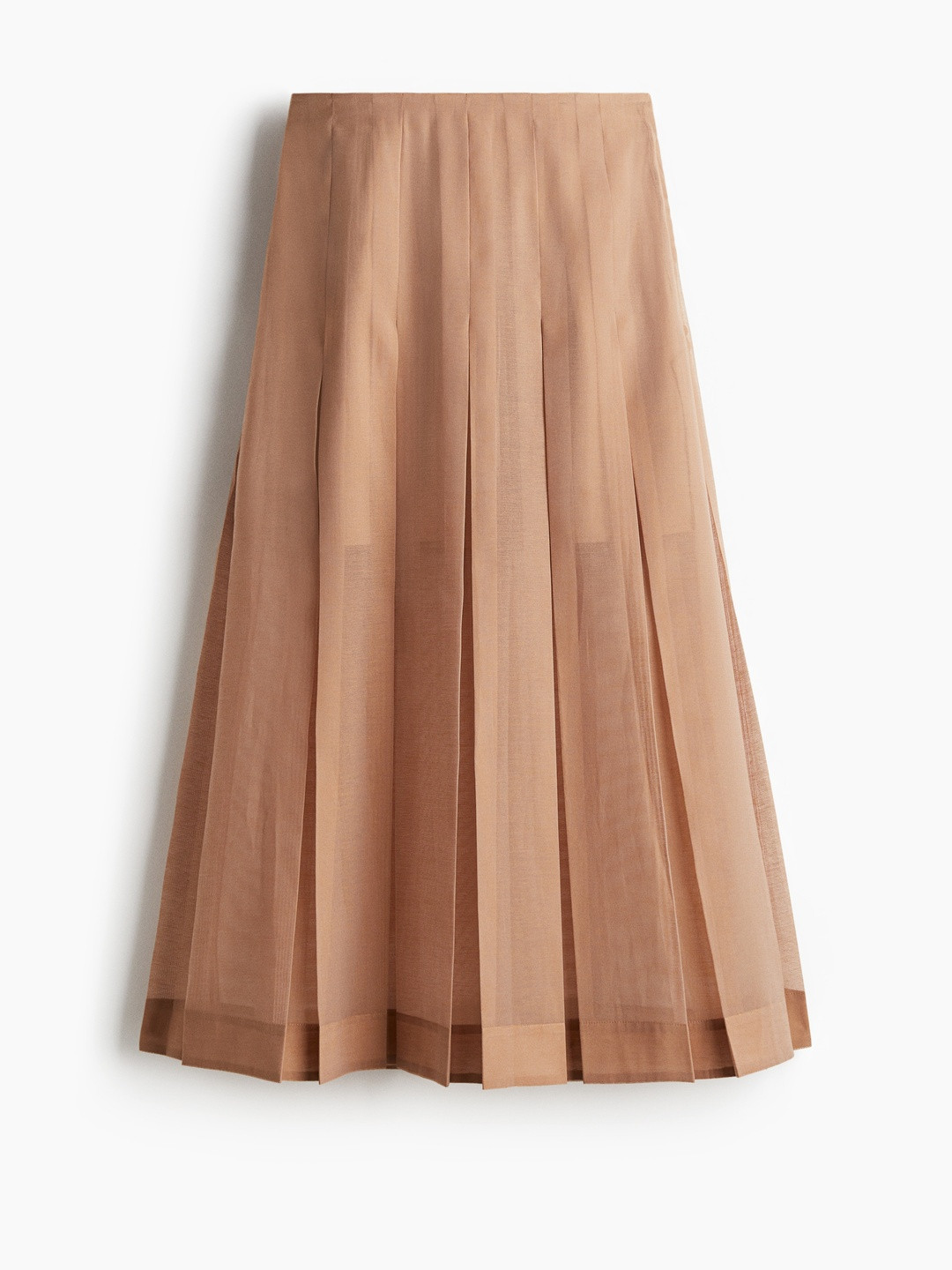 H&M Sheer Pleated Skirt