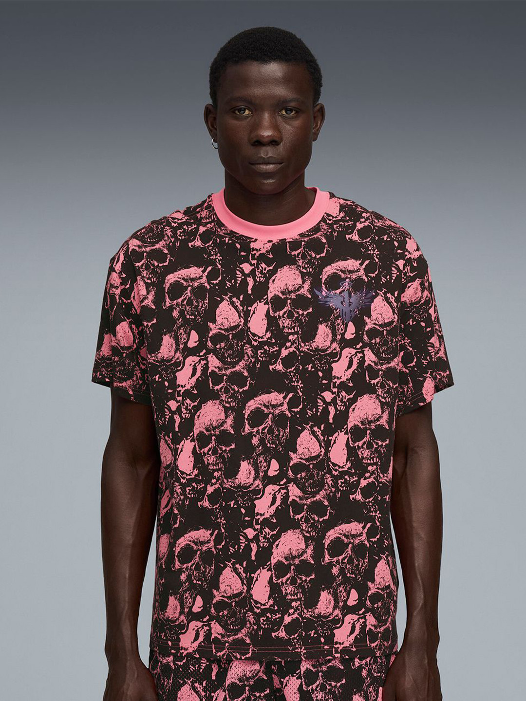 Puma LaMelo Men World Tour-nament All-Over Print Tee