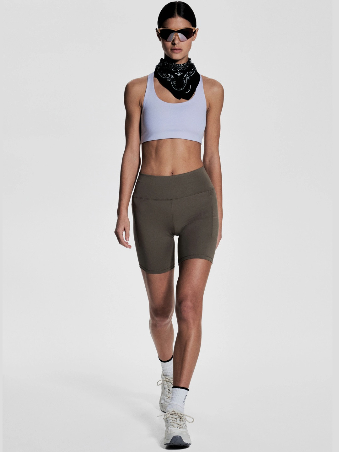 H&M Pocket-Detail Sports Cycling Shorts With DryMove