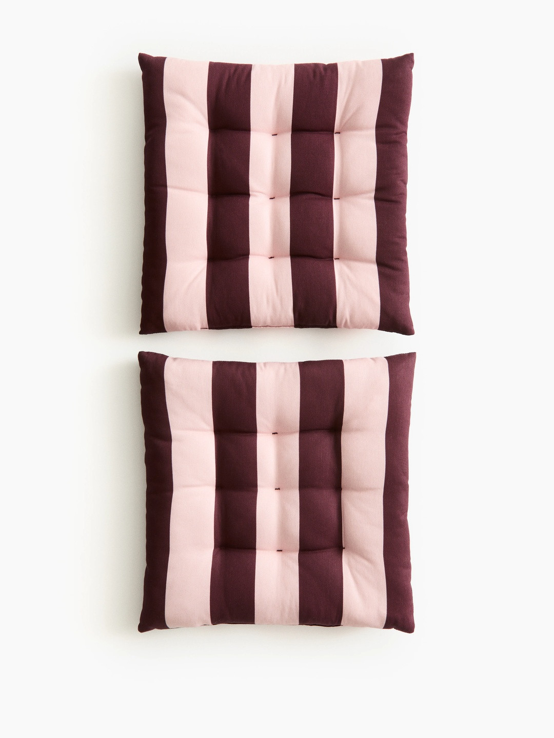 H&M Red 2-Pack Square Seat Cushions