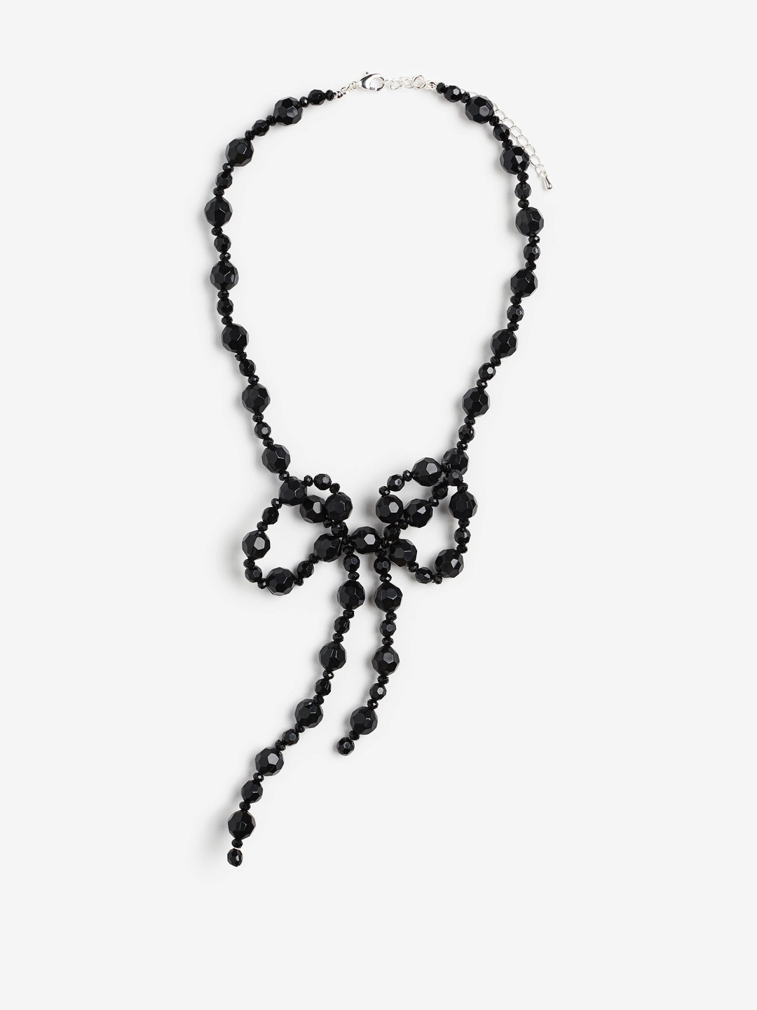 H&M Girls Bow-Detail Beaded Necklace