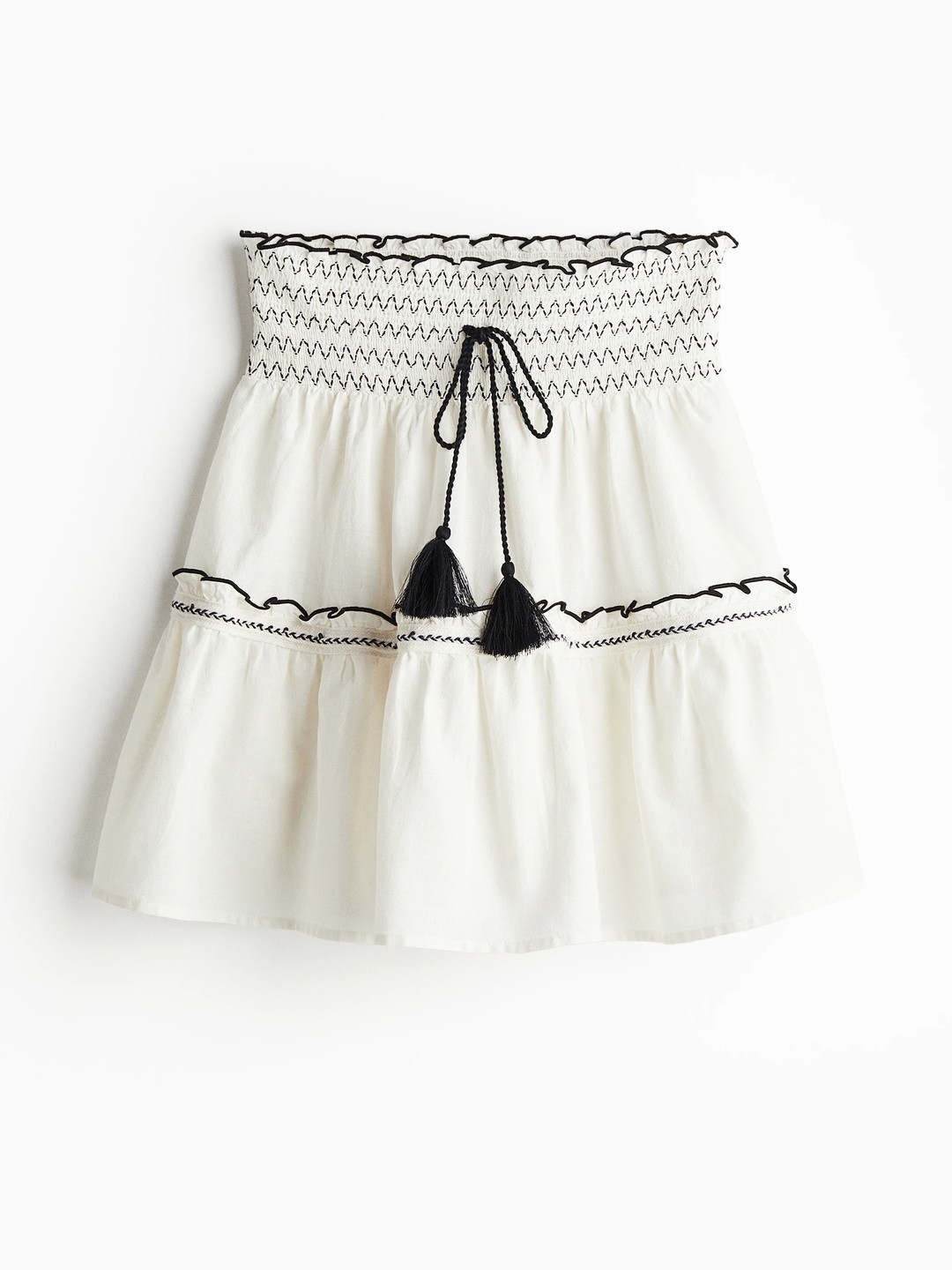 H&M Smock-Waisted Skirt