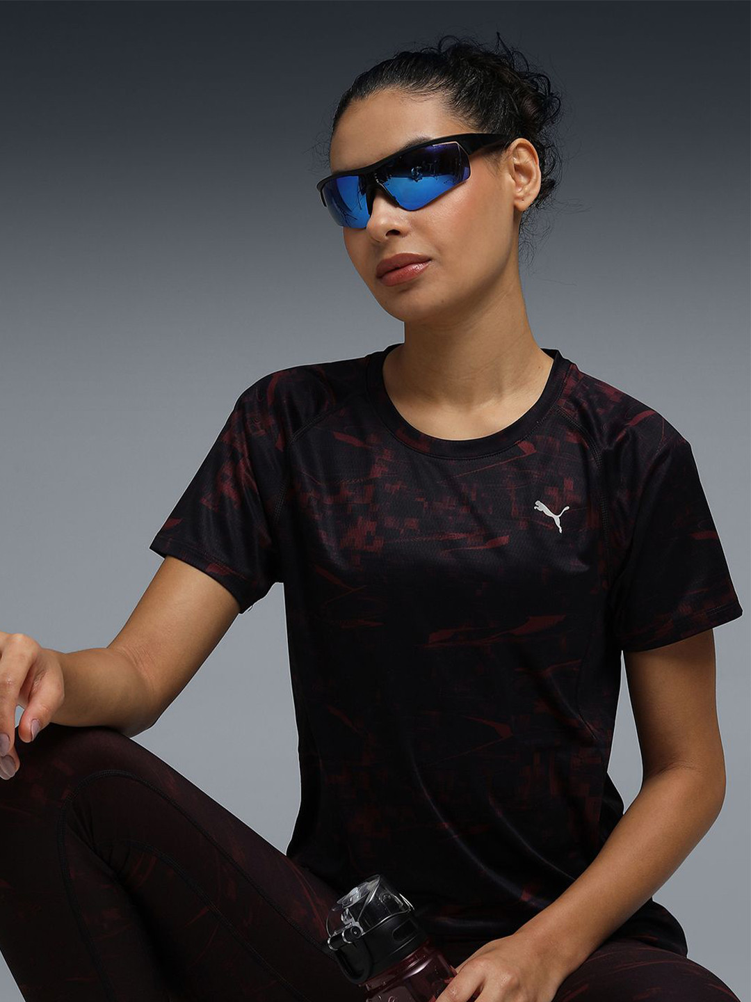 Puma RUNNING FOUNDATIONS Women Printed Tee