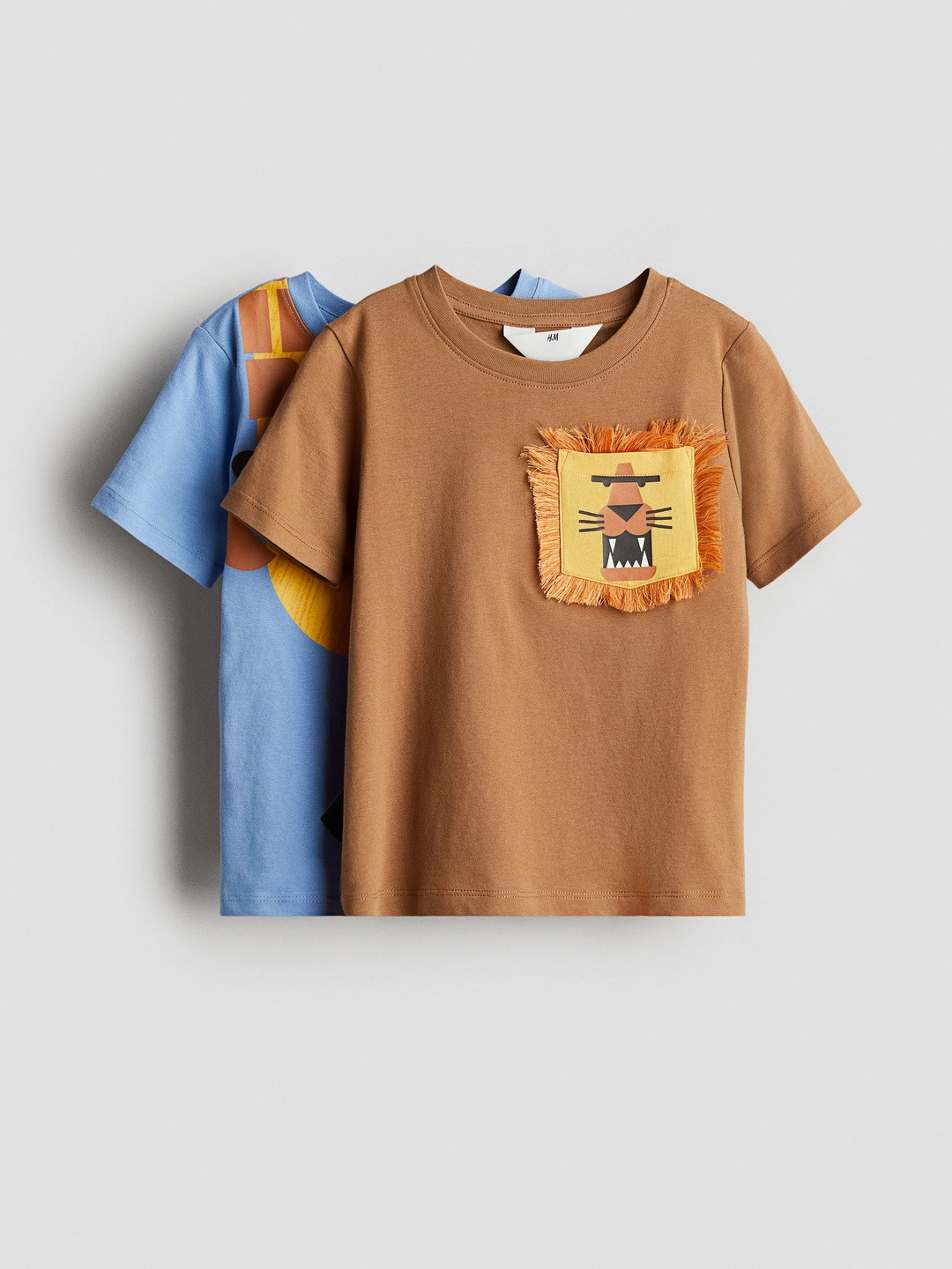 H&M 2-Pack Interactive Detail T-Shirts
