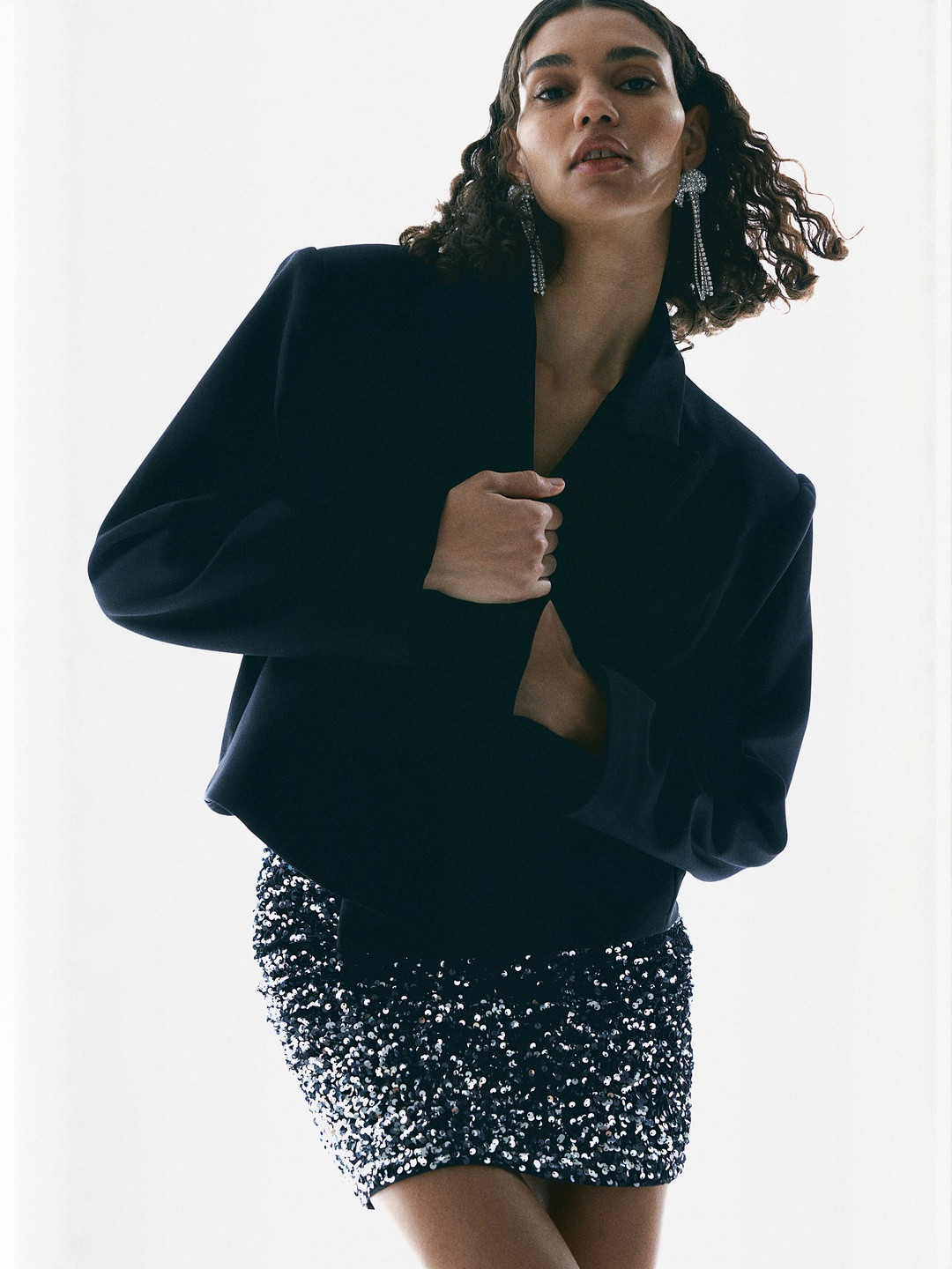 H&M Oversized Jersey Blazer