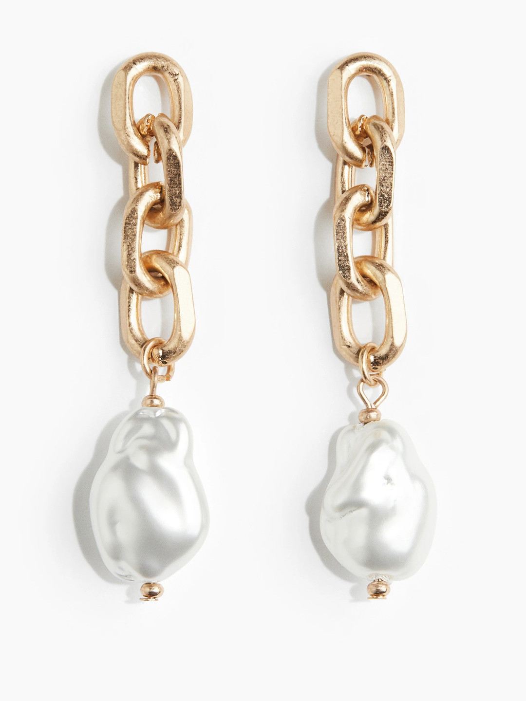 H&M Bead-Detail Pendant Earrings