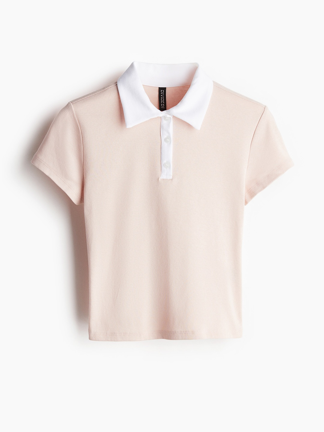 H&M Women Cropped Polo Shirt