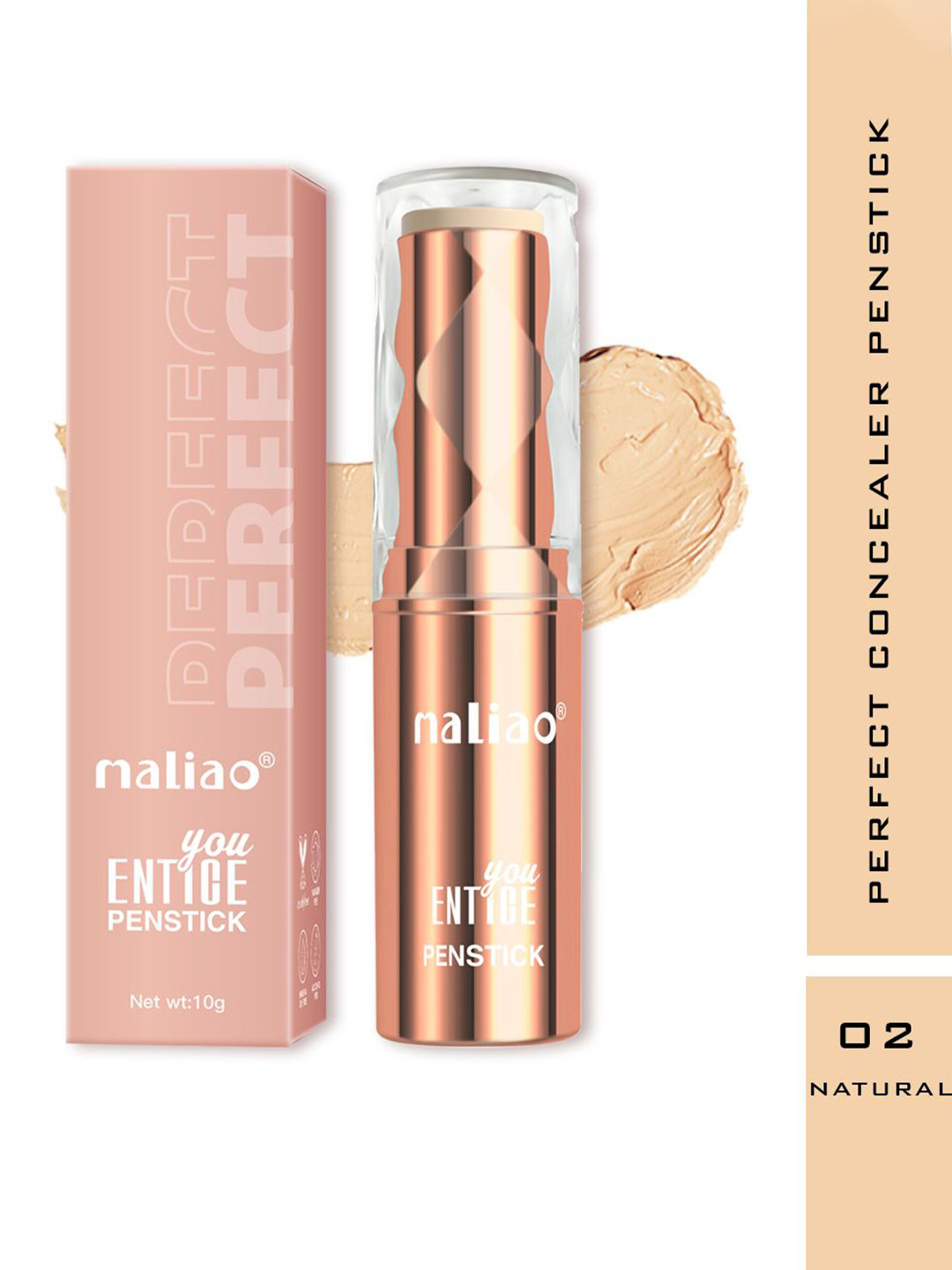 Maliao You Entice Full Coverage Penstick Contour- 10 g - Natural 02