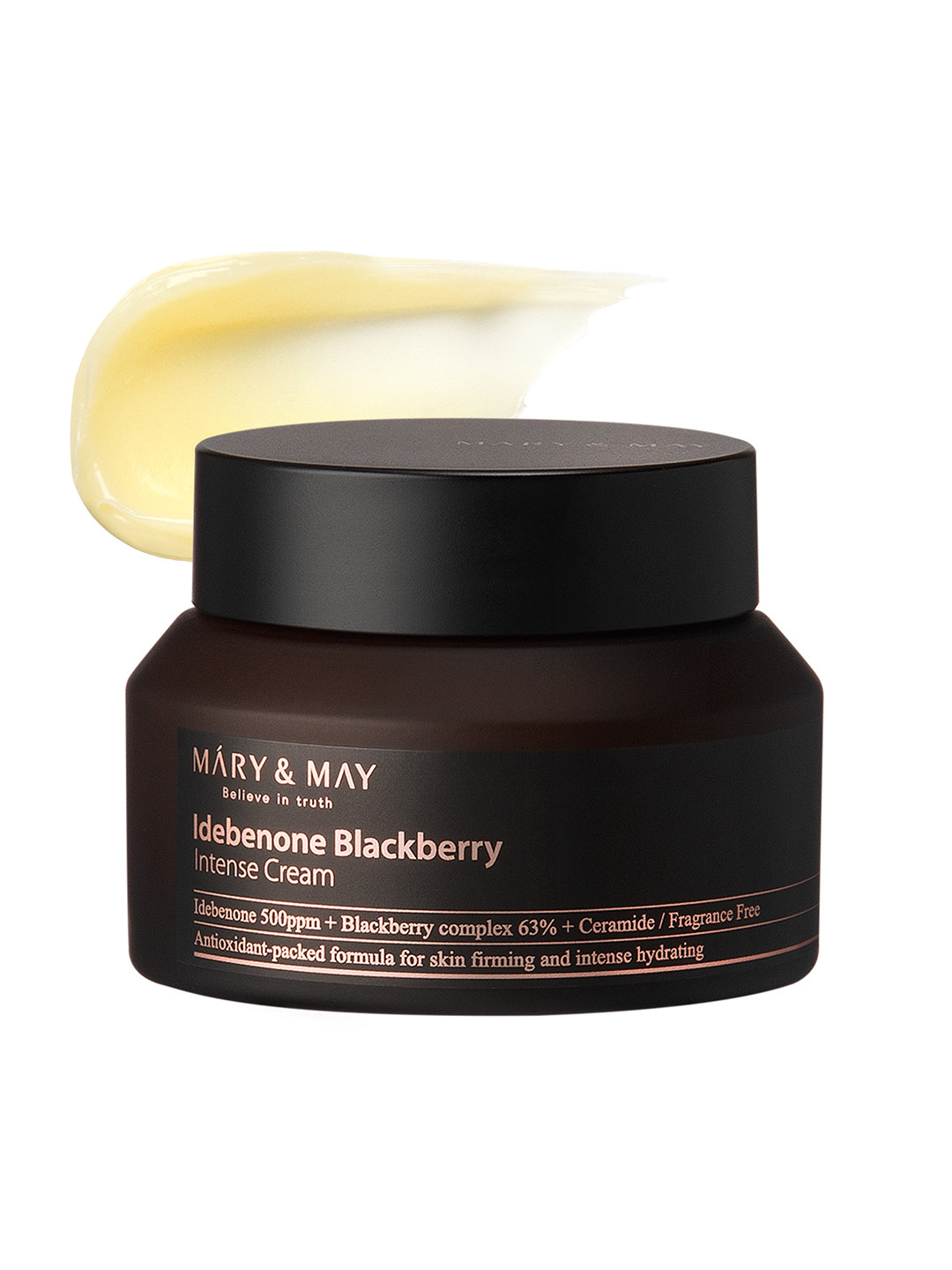 MARY & MAY Idebenone+Blackberry Complex Intense Cream with Ceramide - 70 g