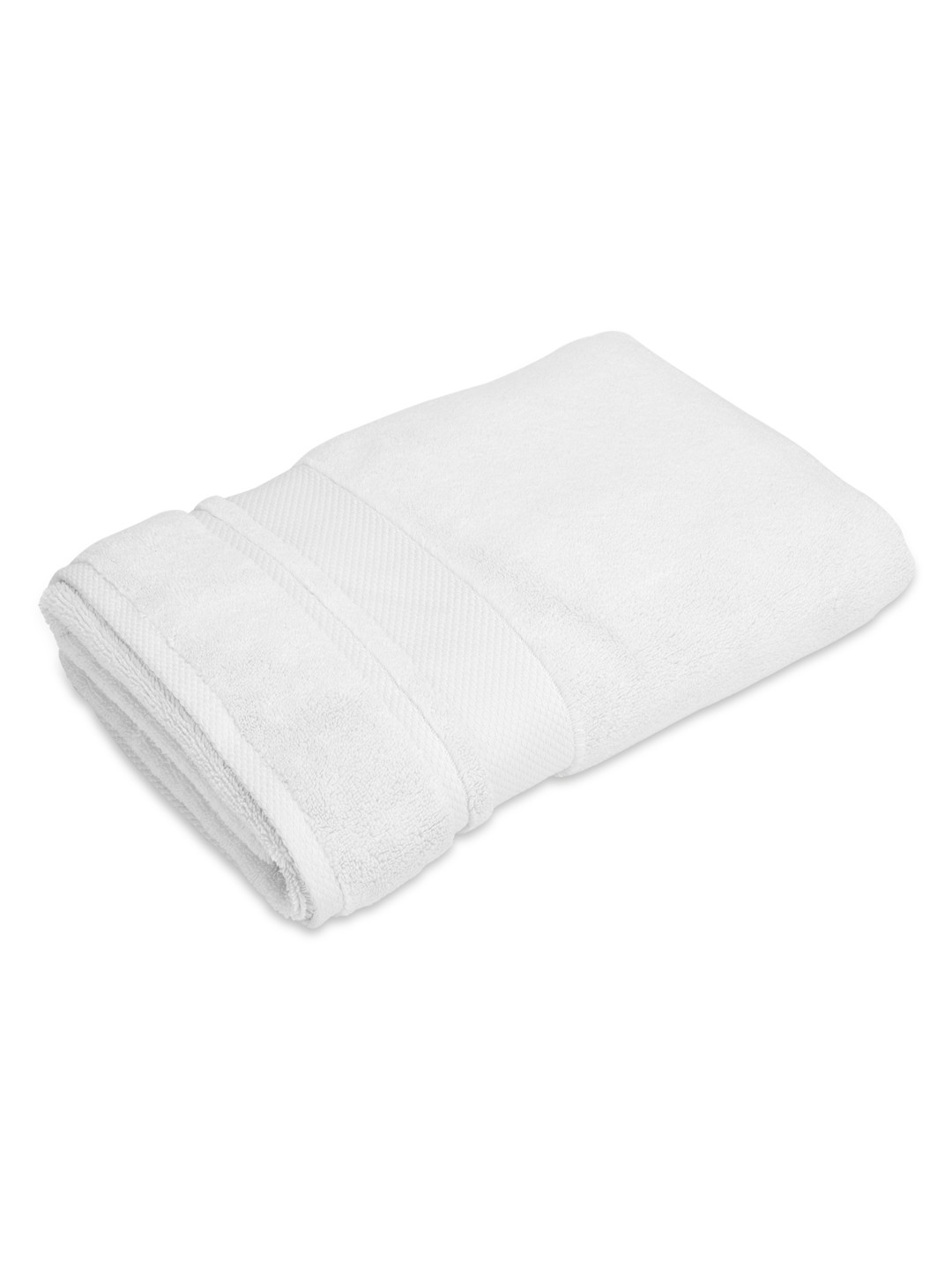 Boutique Living India White 1 Cotton 600 GSM Bath Towel
