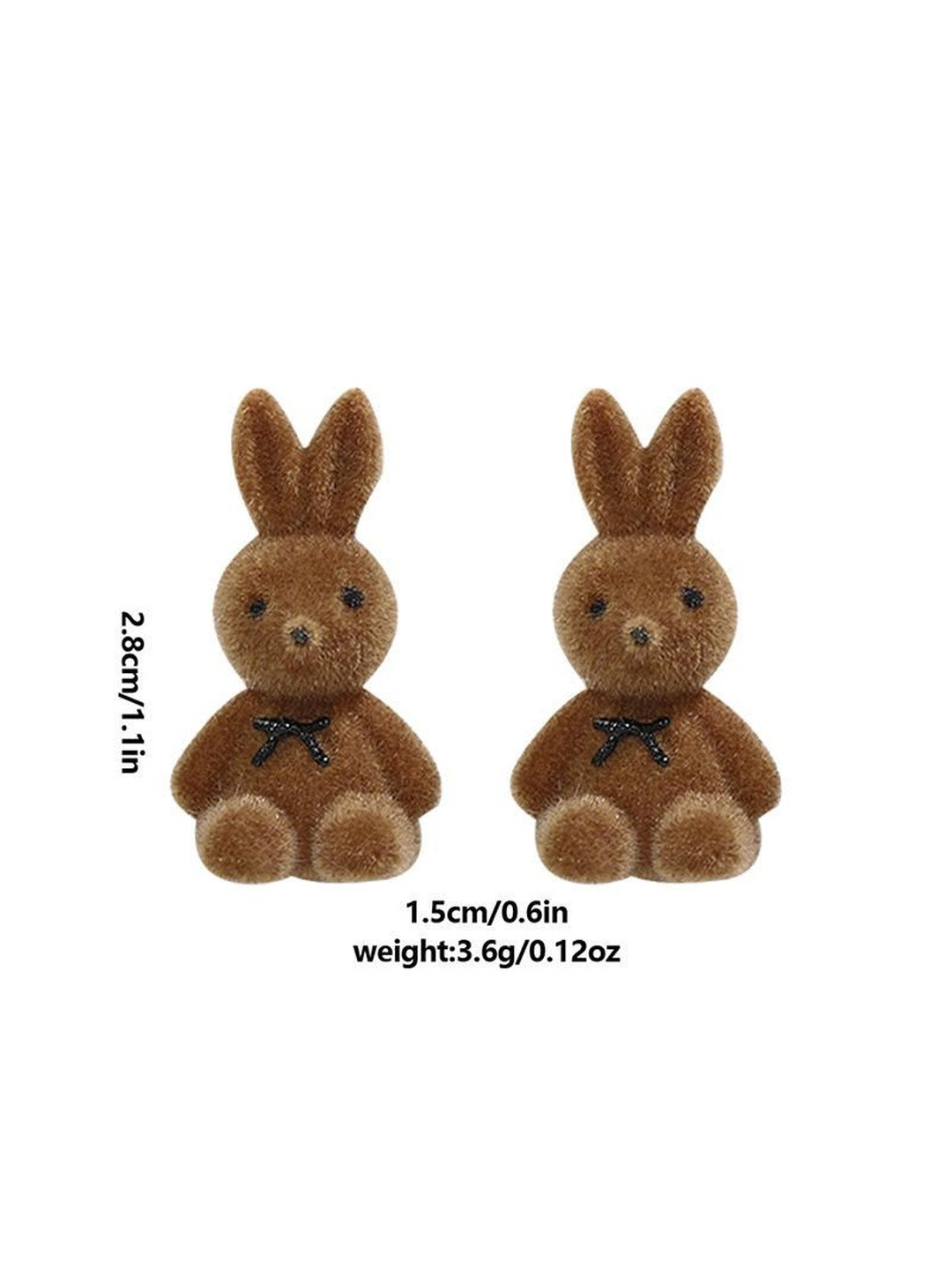 Celestique Cute Bunny Animal Shaped Studs