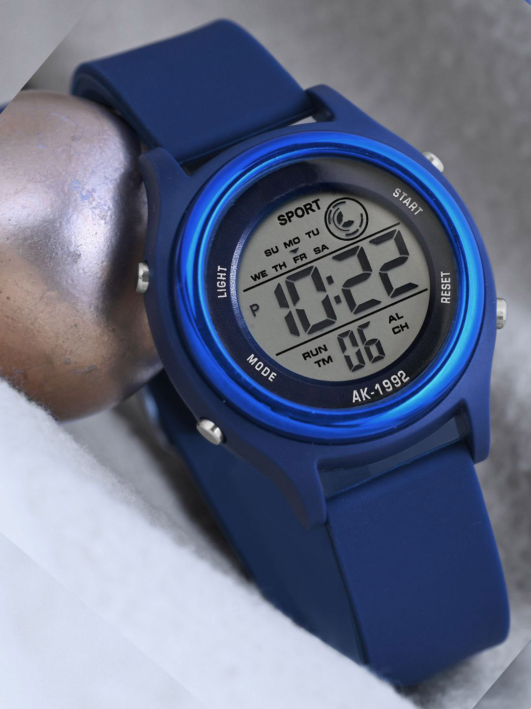 PAPIO Kids Straps LED Backlight Digital Watch DIGITAL-037 BLUE