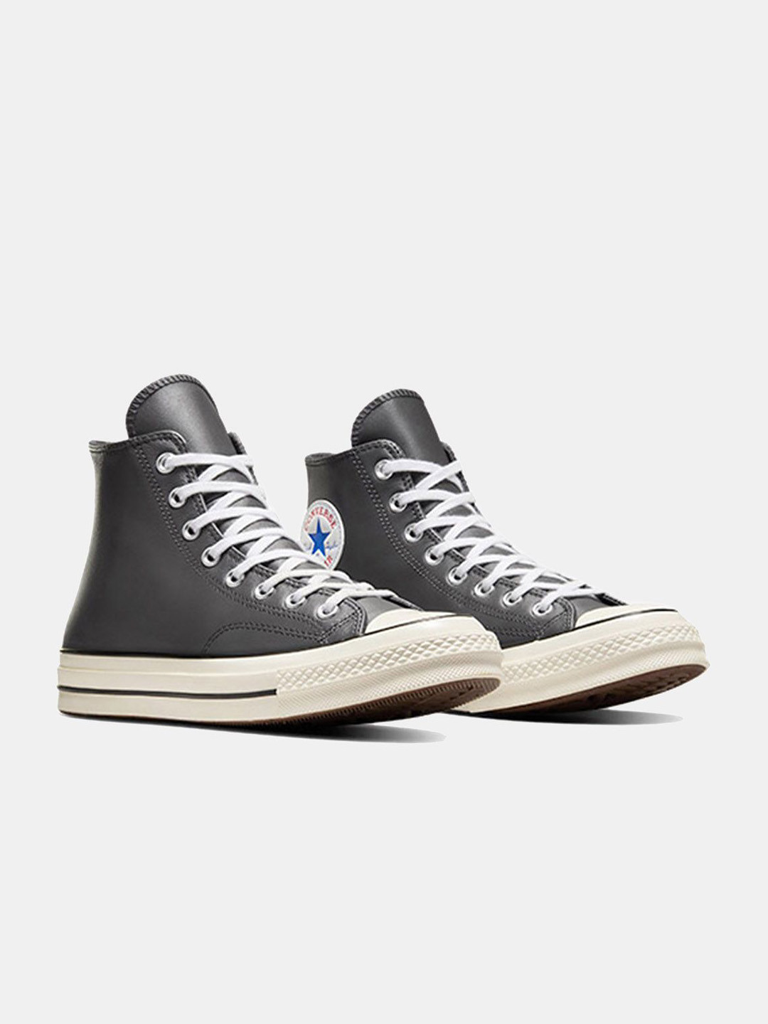 Converse Unisex Lace-Ups Round Toe High-Top Sneakers