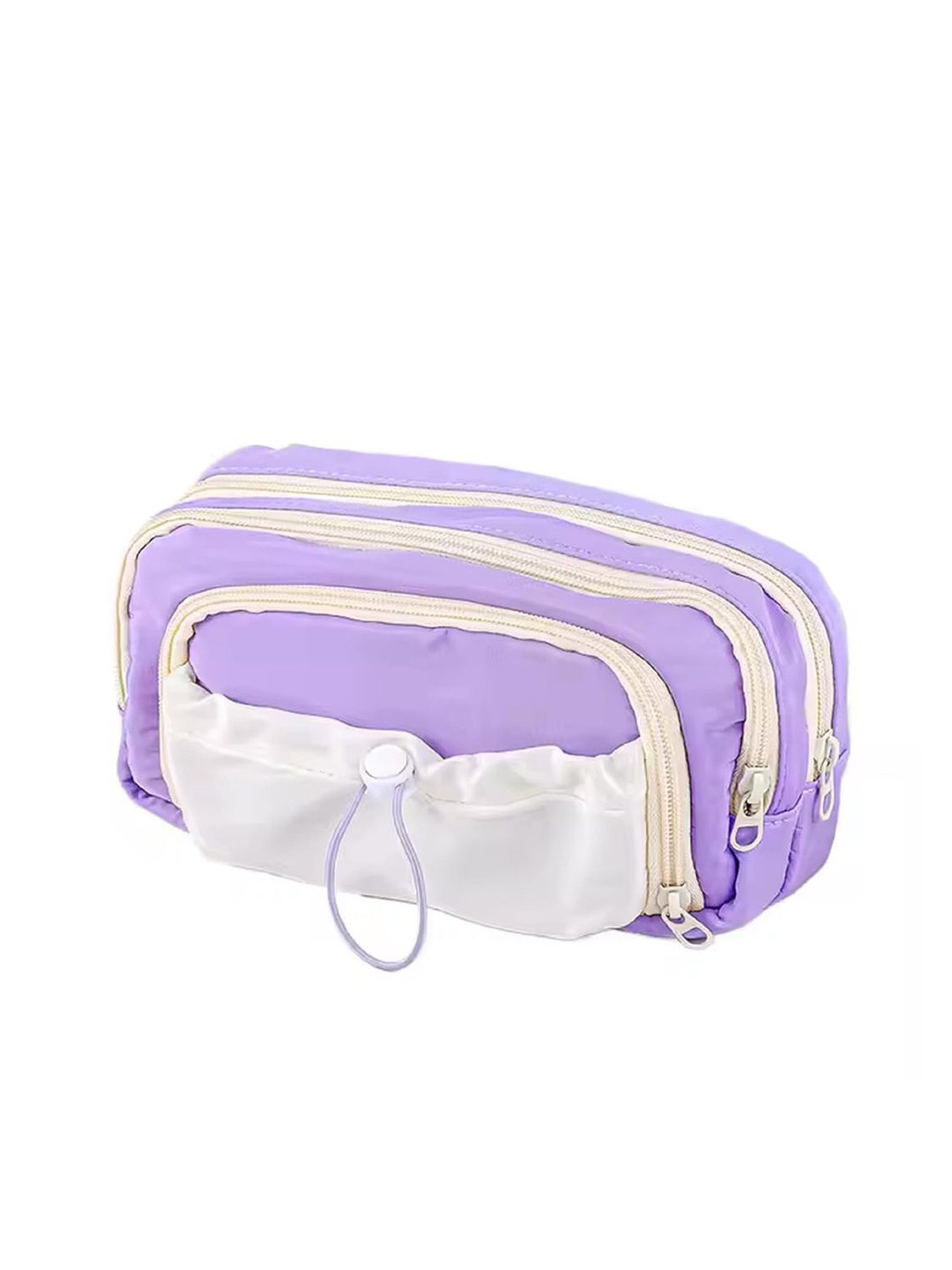 AUGEN Solid Pencil Pouch Large Capacity 5-Layer Stationery